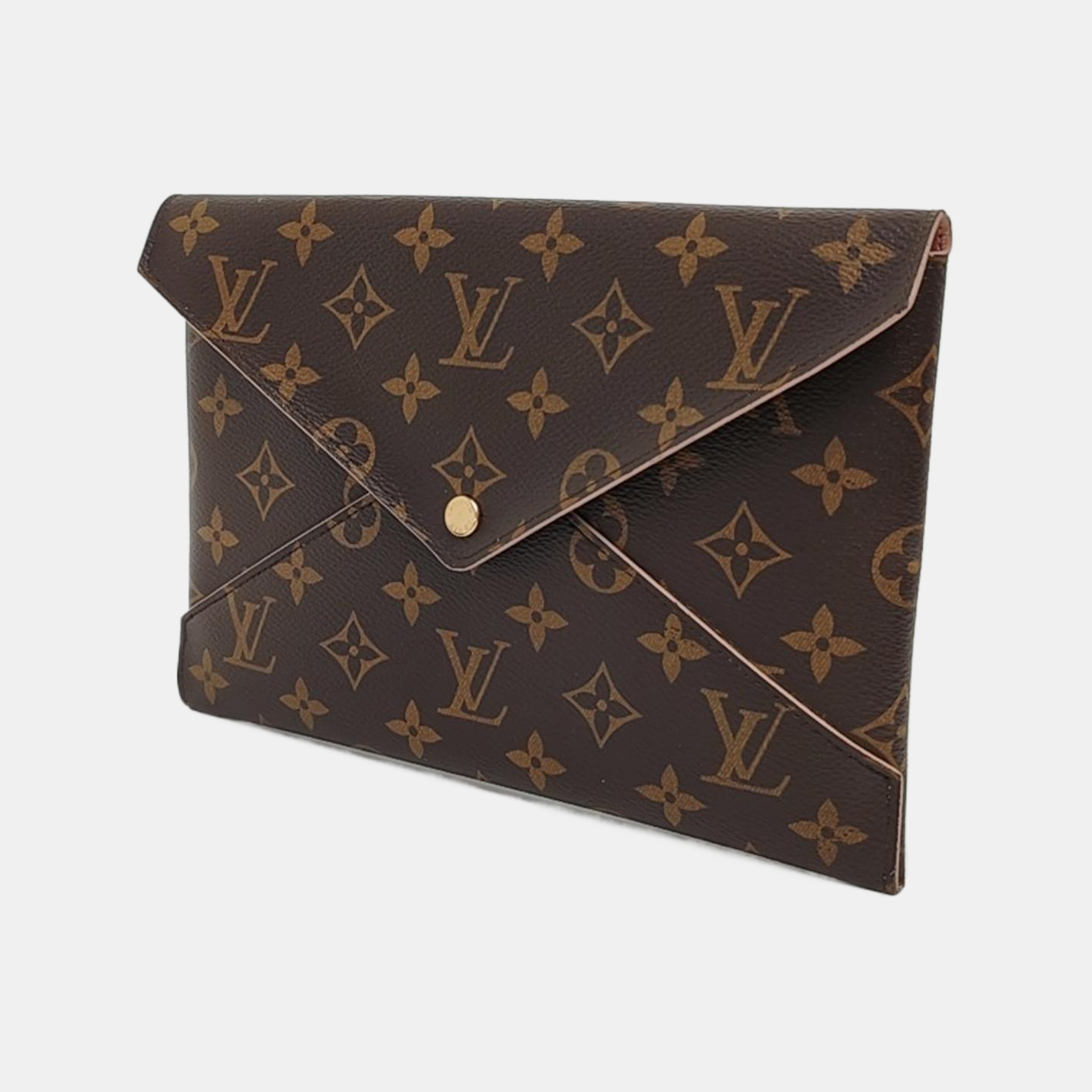 LOUIS VUITTON KIRIGAMI Brown Coated Canvas Monogrammed Tote Handbag Golden hardware-(SKU)-957751552