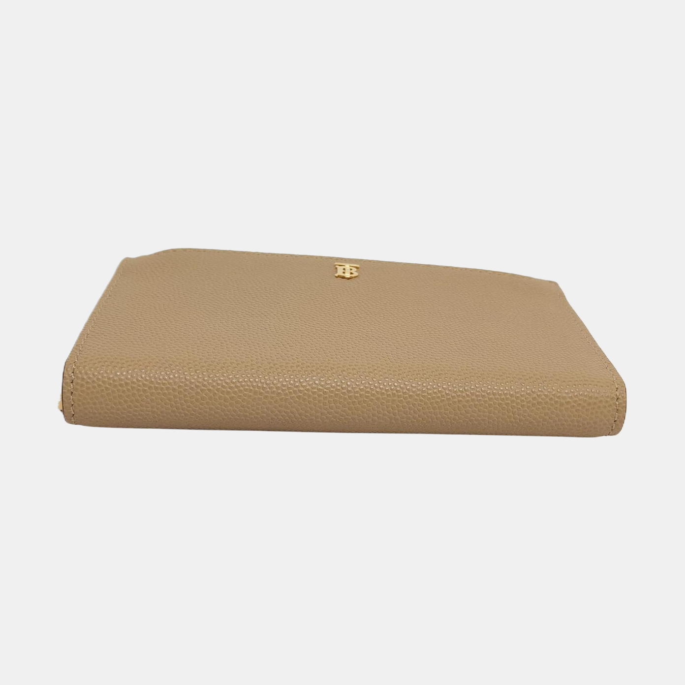 BURBERRY 卡其色牛皮TB钱包 Golden hardware-(SKU)-957423070