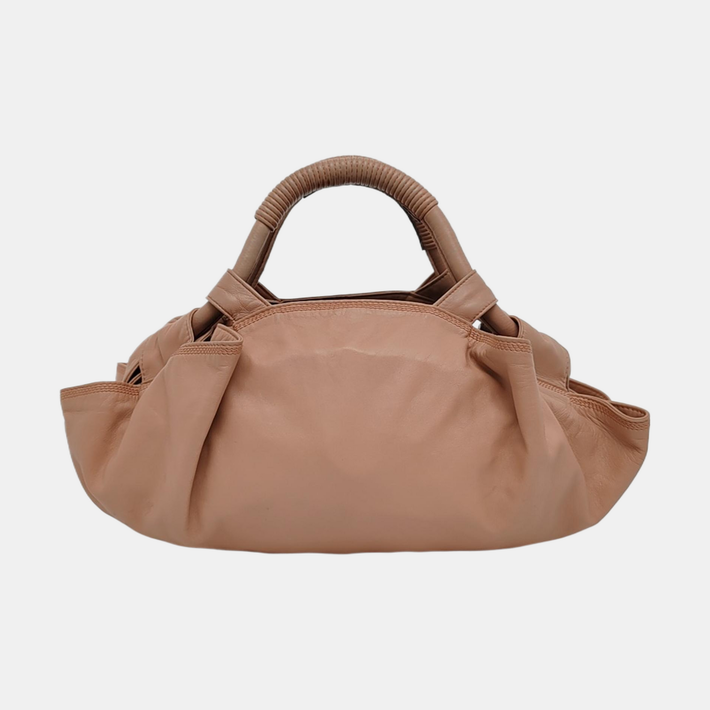 LOEWE Aire Nude pink cowhide handbag shoulder bag Golden hardware-(SKU)-14207902