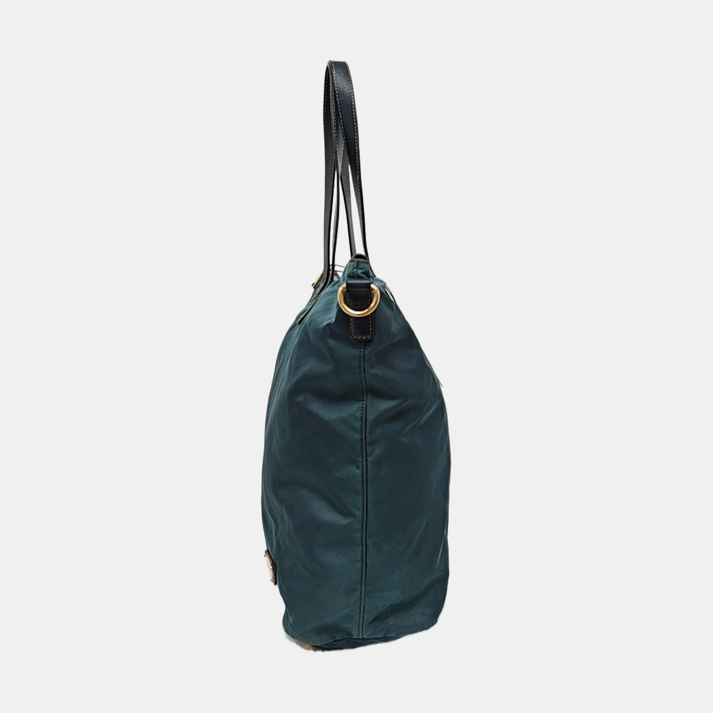 PRADA Tote bag Blue Nylon Logo Single Shoulder Bag Crossbody Tote Bag Golden hardware Removable shoulder strap-(SKU)-958133297