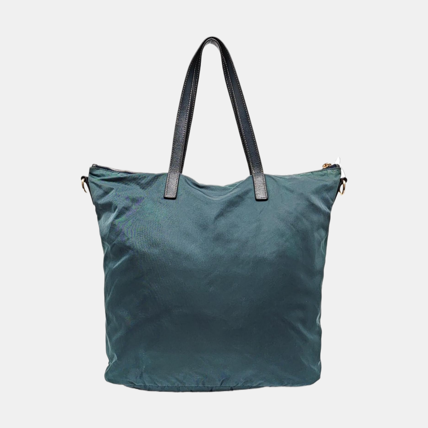 PRADA Tote bag Blue Nylon Logo Single Shoulder Bag Crossbody Tote Bag Golden hardware Removable shoulder strap-(SKU)-958133297