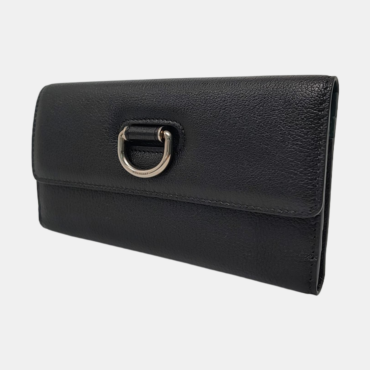 BURBERRY D-Ring Black Cowhide Wallet-(SKU)-958091662
