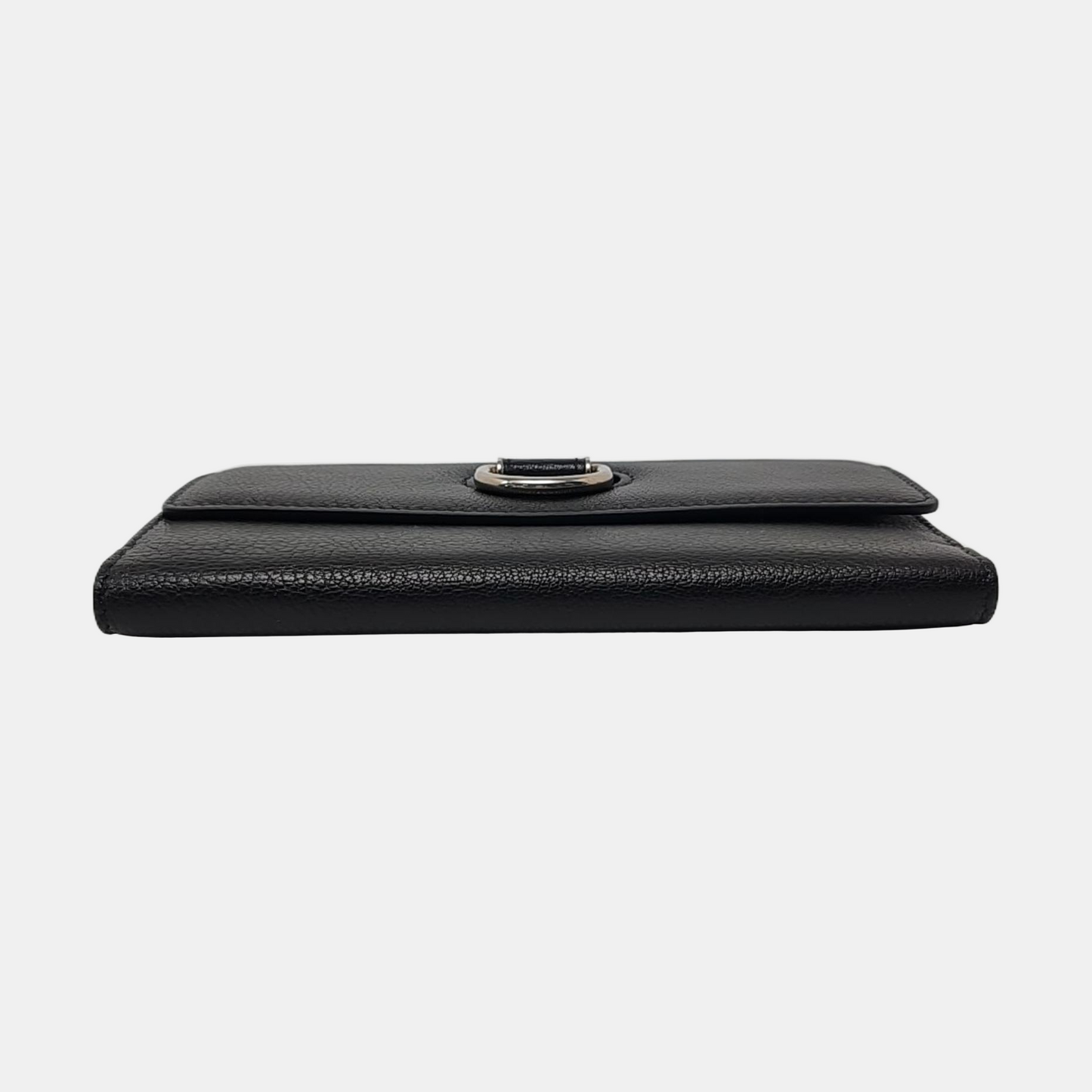 BURBERRY D-Ring Black Cowhide Wallet-(SKU)-958091662