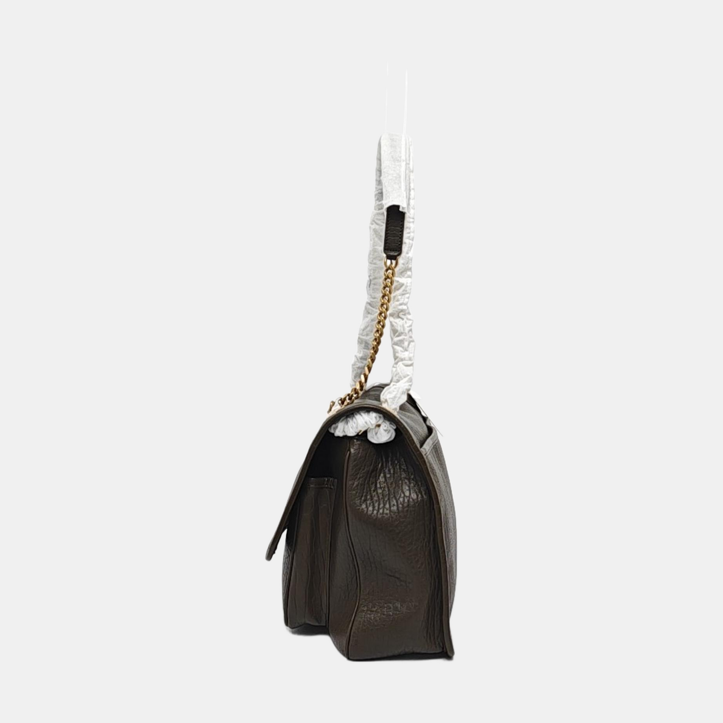 YSL NIKI Large Dark Green Lamb LeatherSingle-Shoulder Bag with Gold Hardware-(SKU)-958019747