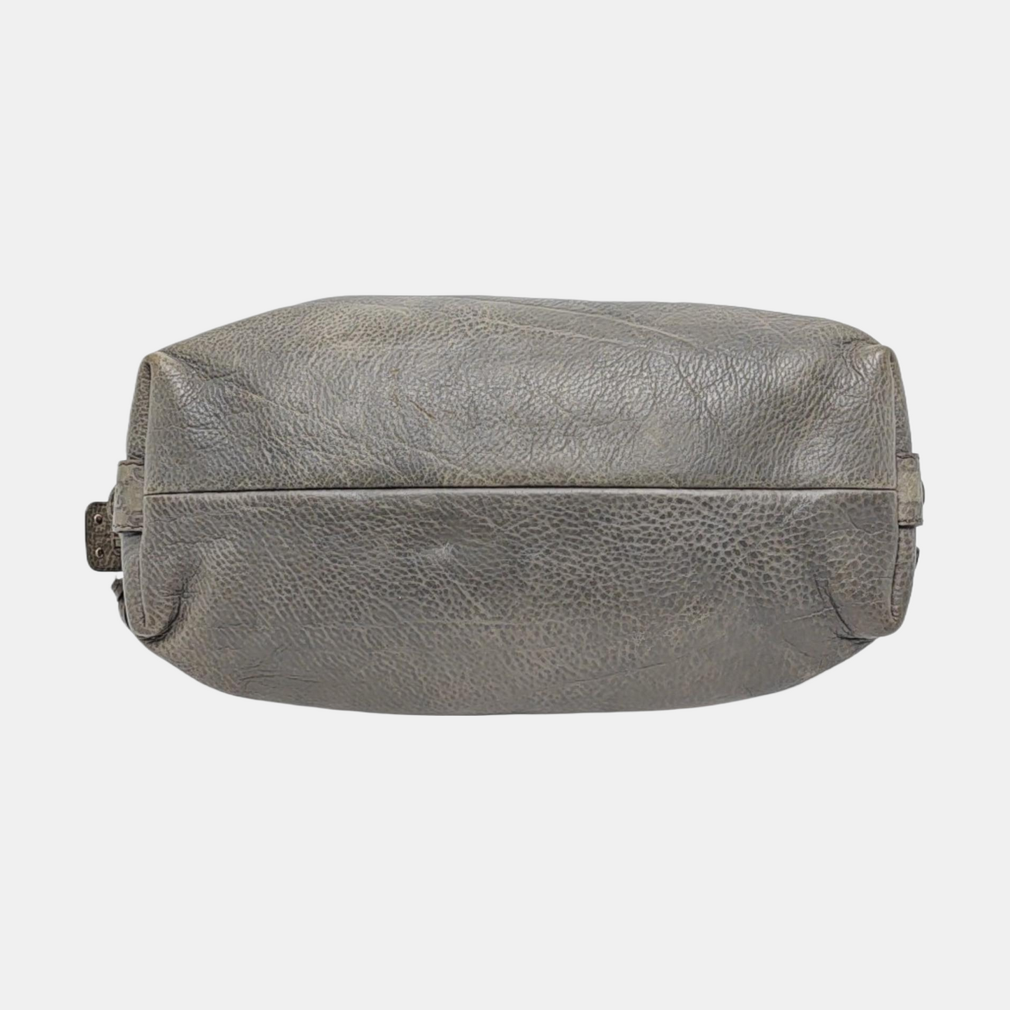 GUCCI Bamboo 1947 Medium size Elephant Gray Cowhide Monogram Woven Handbag, Single Shoulder Bag Silver Hardware-(SKU)-958140383