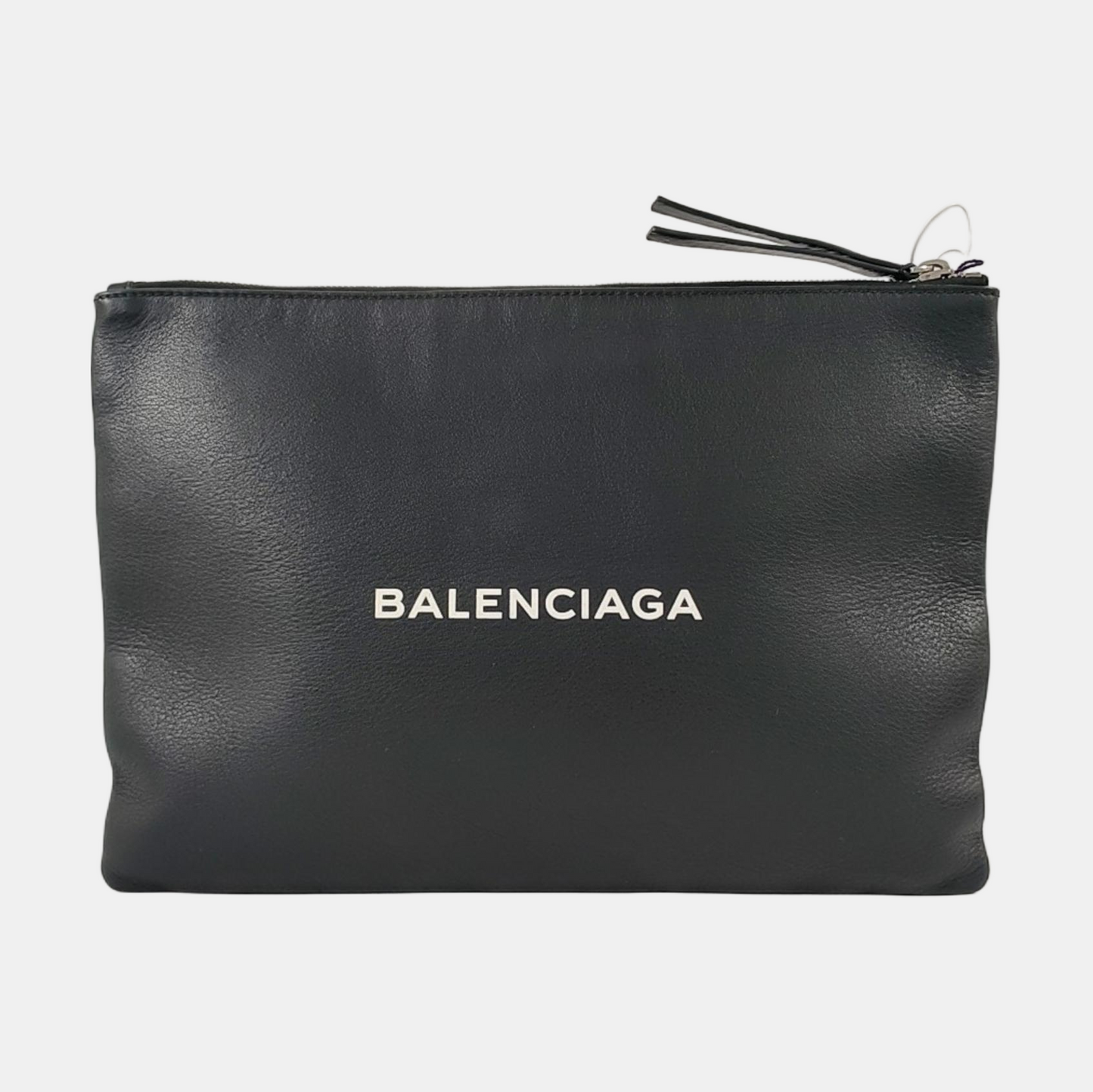 BALENCIAGA Cash Black cowhide printed handbag Silver Hardware-(SKU)-958242970