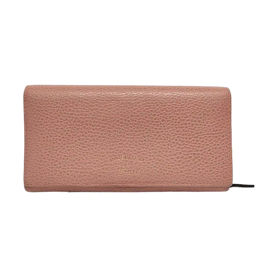 GUCCI Swing Pink Cowhide Wallet Golden hardware-(SKU)-958526123
