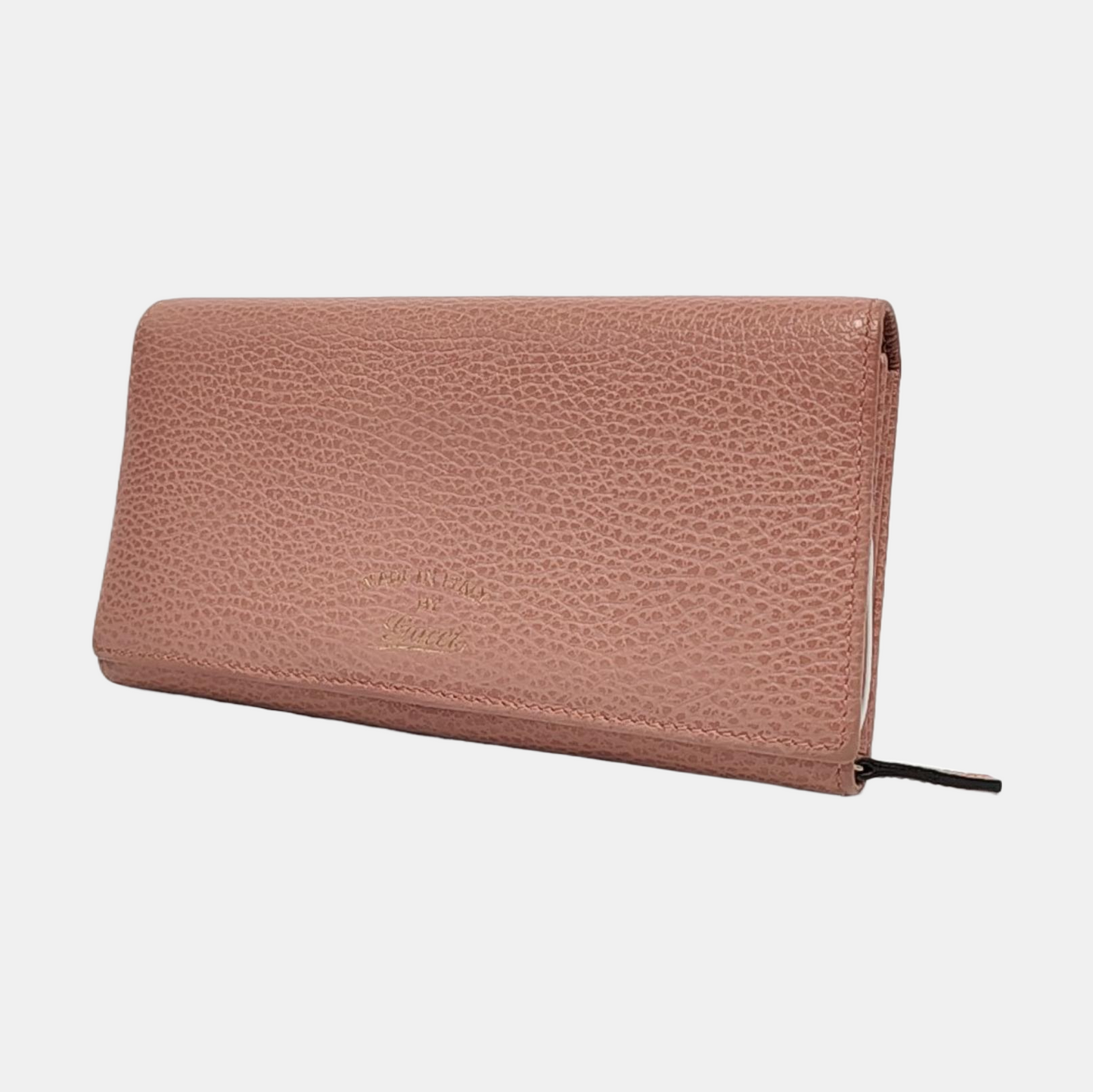 GUCCI Swing Pink Cowhide Wallet Golden hardware-(SKU)-958526123