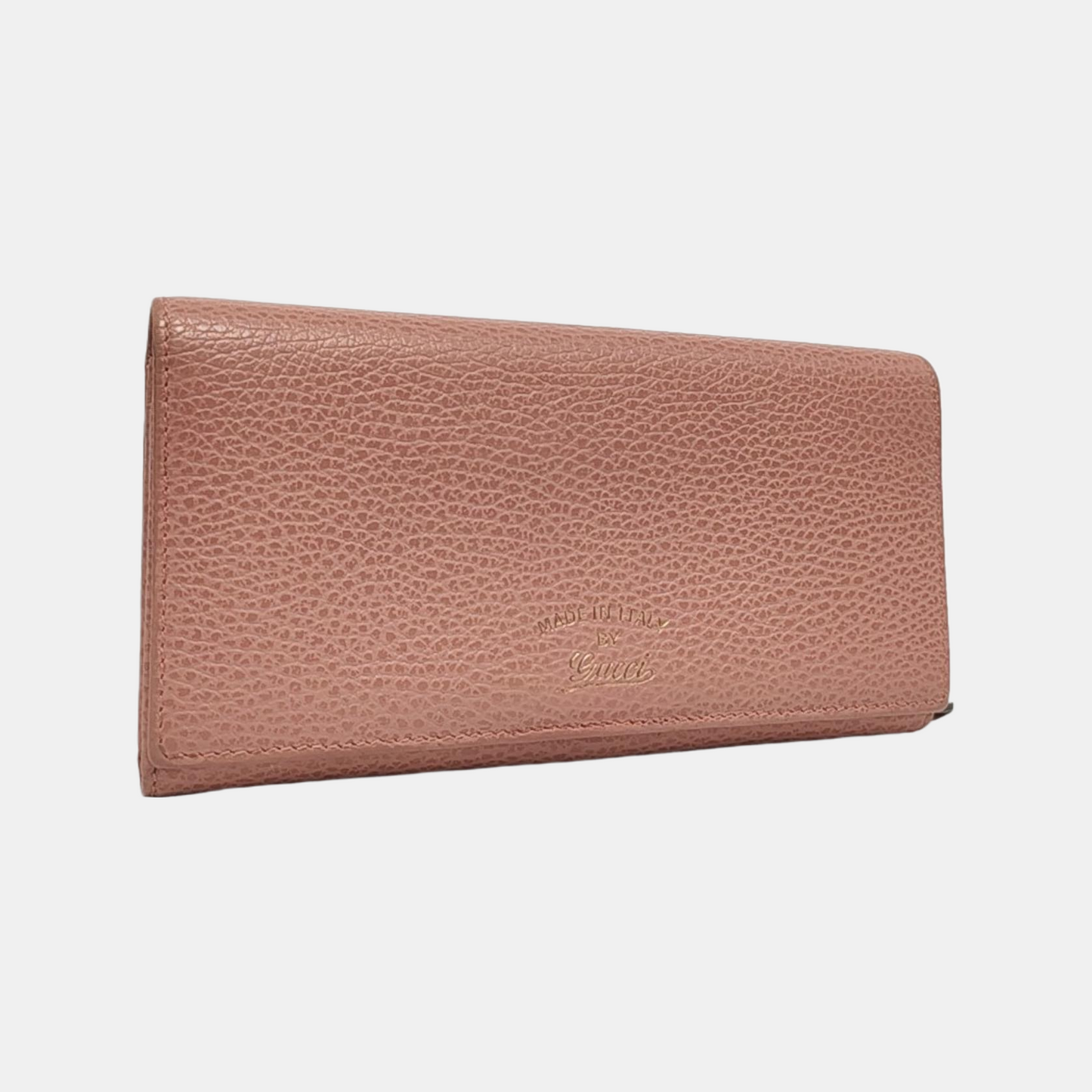 GUCCI Swing Pink Cowhide Wallet Golden hardware-(SKU)-958526123
