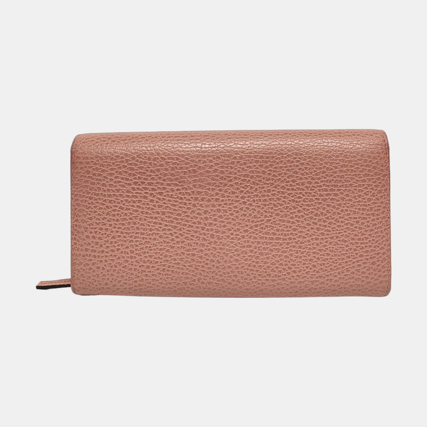 GUCCI Swing Pink Cowhide Wallet Golden hardware-(SKU)-958526123