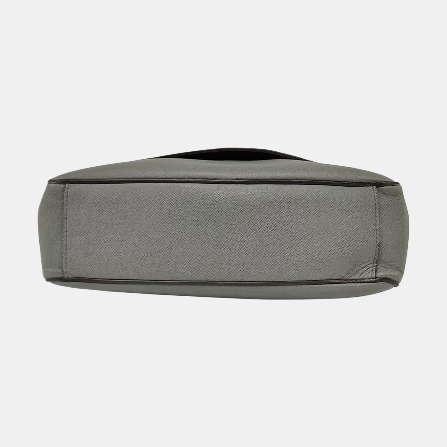 LOUIS VUITTON ROMAN Gray Cowhide Crossbody Single Shoulder Bag Silver Hardware-(SKU)-958340787