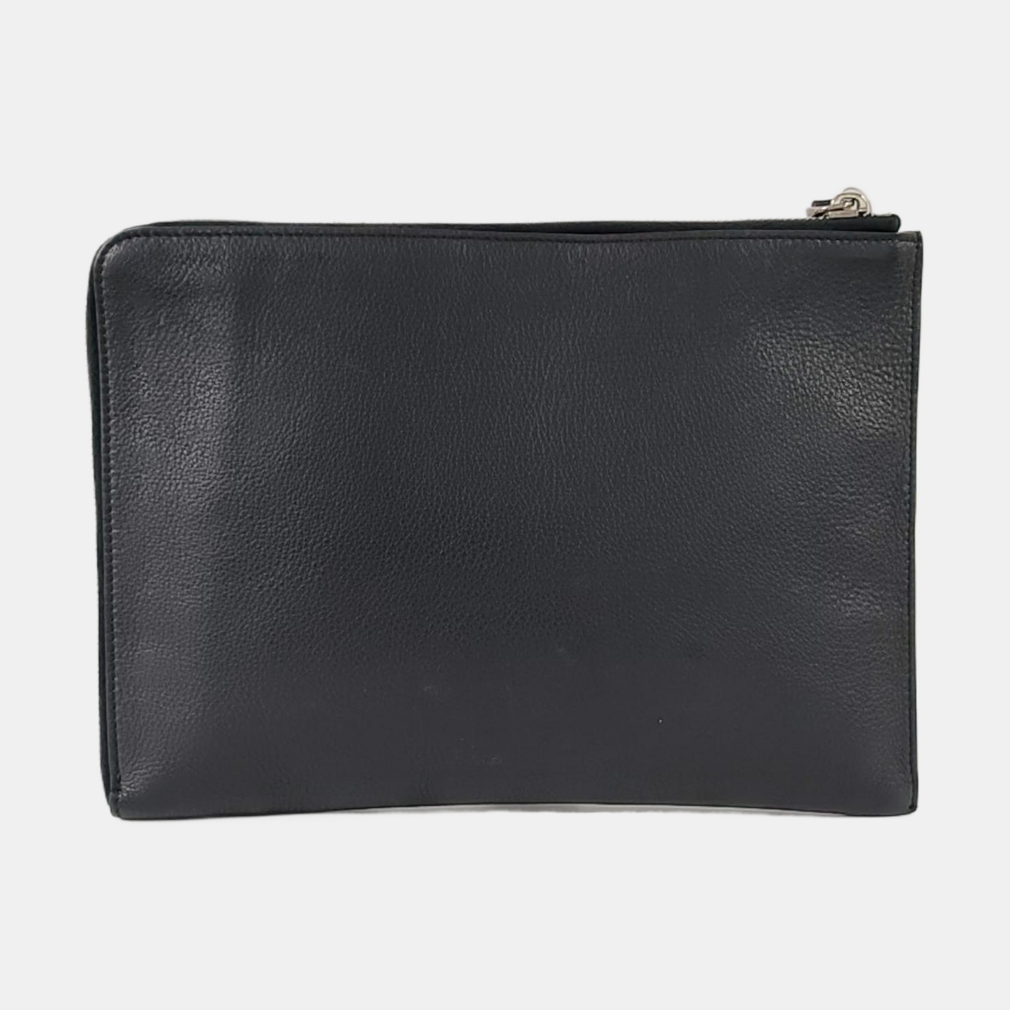 FENDI Monster Black cowhide monster handbag Silver Hardware-(SKU)-958286778