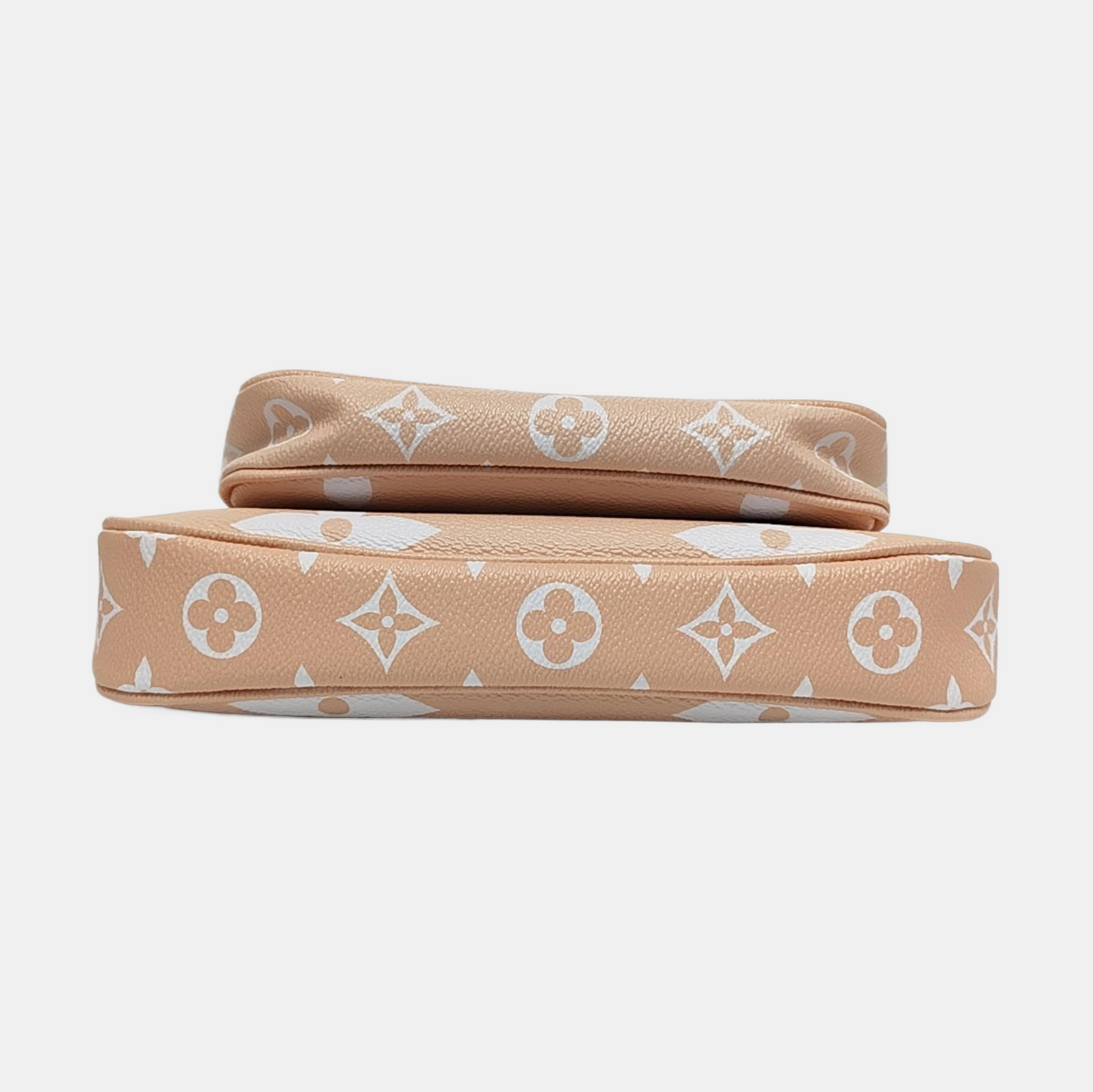 LOUIS VUITTON MULTI Beige Coated Canvas Monogram 5-in-1 Crossbody Shoulder Bag 2 Removable Shoulder Straps Gold Hardware-(SKU)-958686705