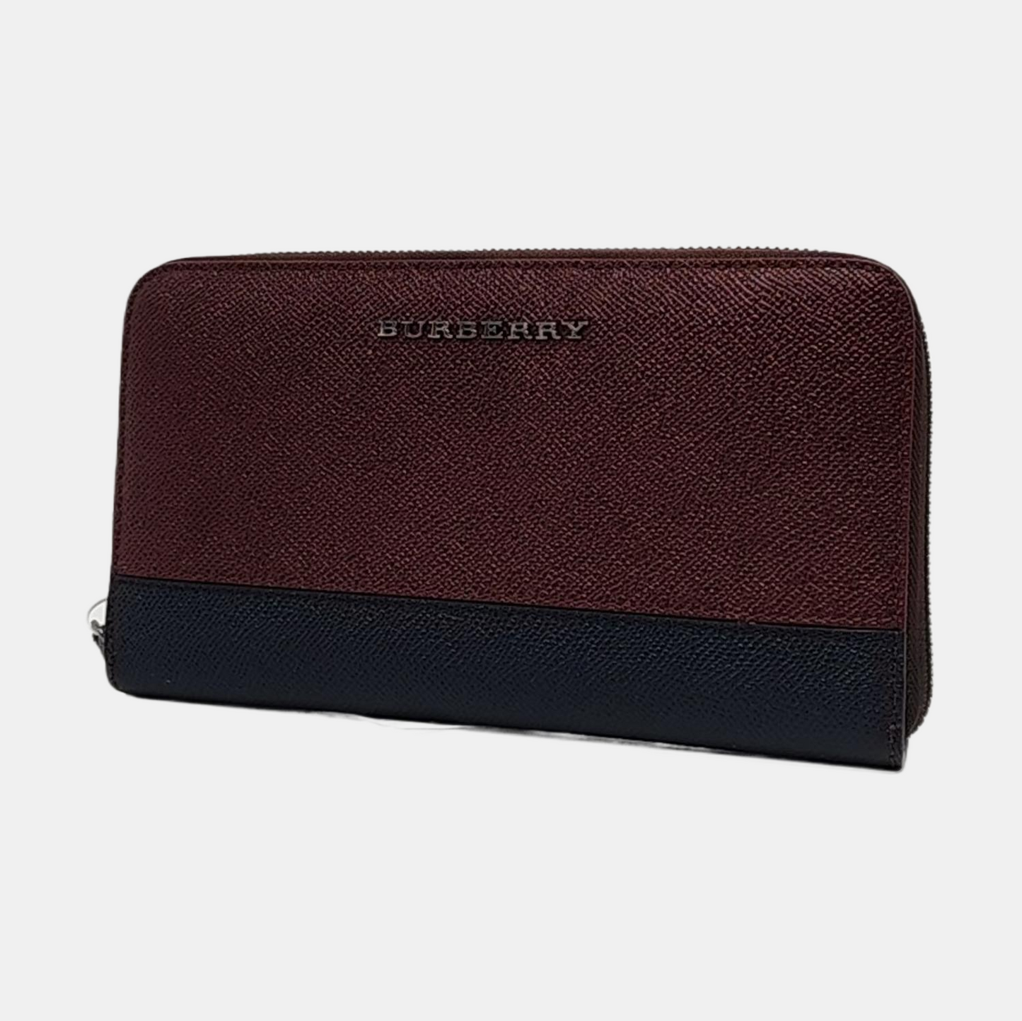BURBERRY Magenta Cowhide Wallet Ruthenium color hardware-(SKU)-958444693