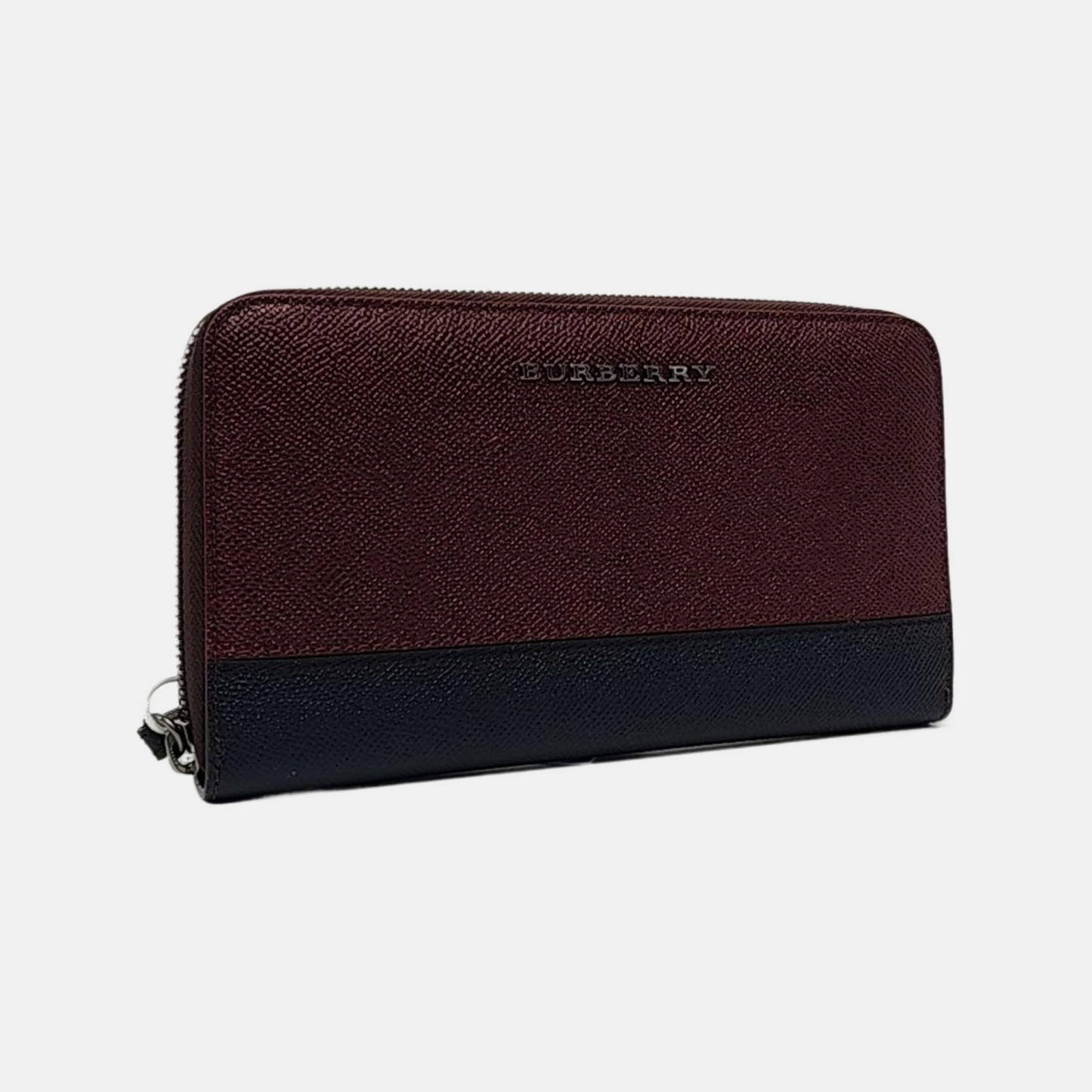BURBERRY Magenta Cowhide Wallet Ruthenium color hardware-(SKU)-958444693