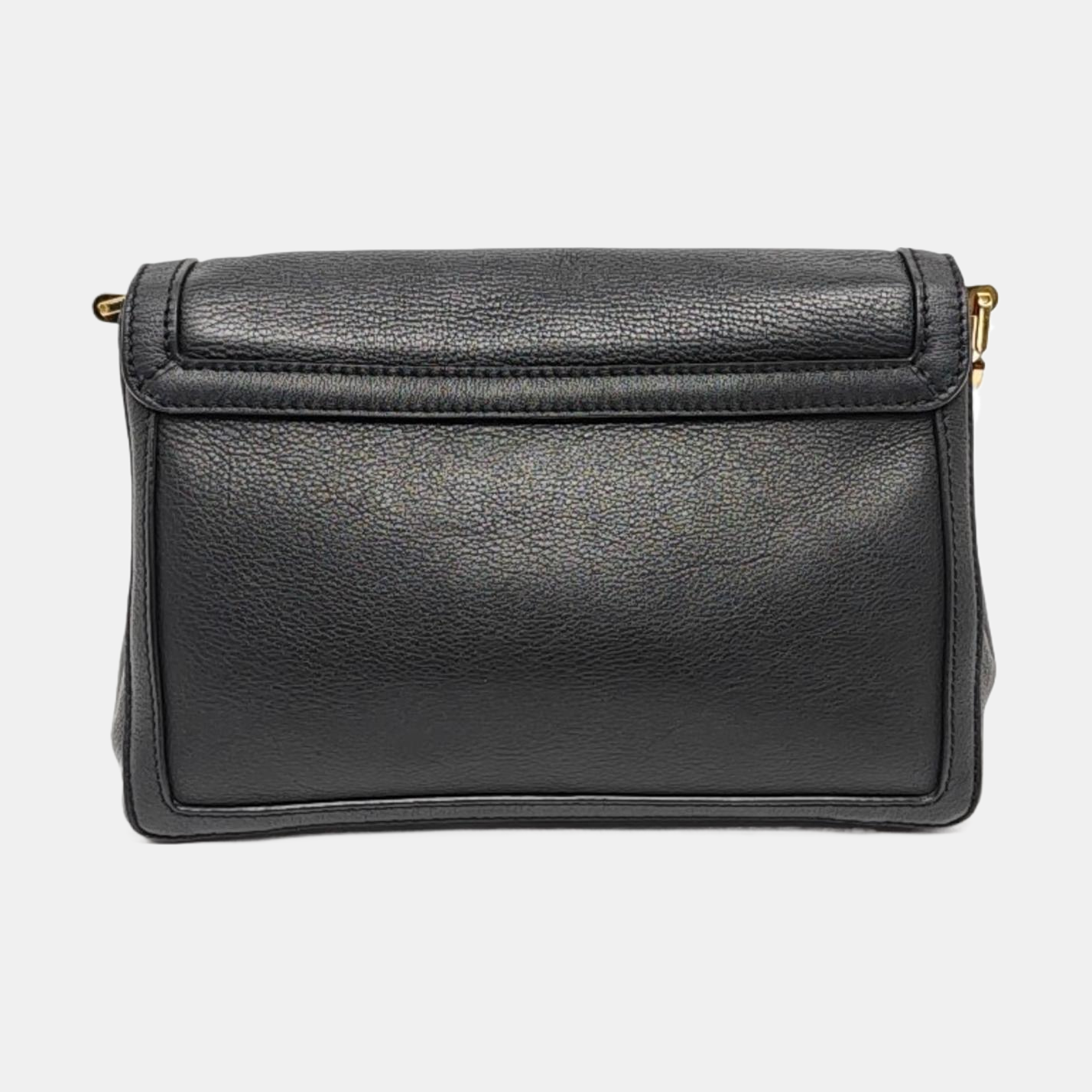 LOUIS VUITTON DAUPHINE Medium Black Leather Crossbody Shoulder Bag Handbag with Gold Hardware and 2 Removable Shoulder Straps-(SKU)-958414273