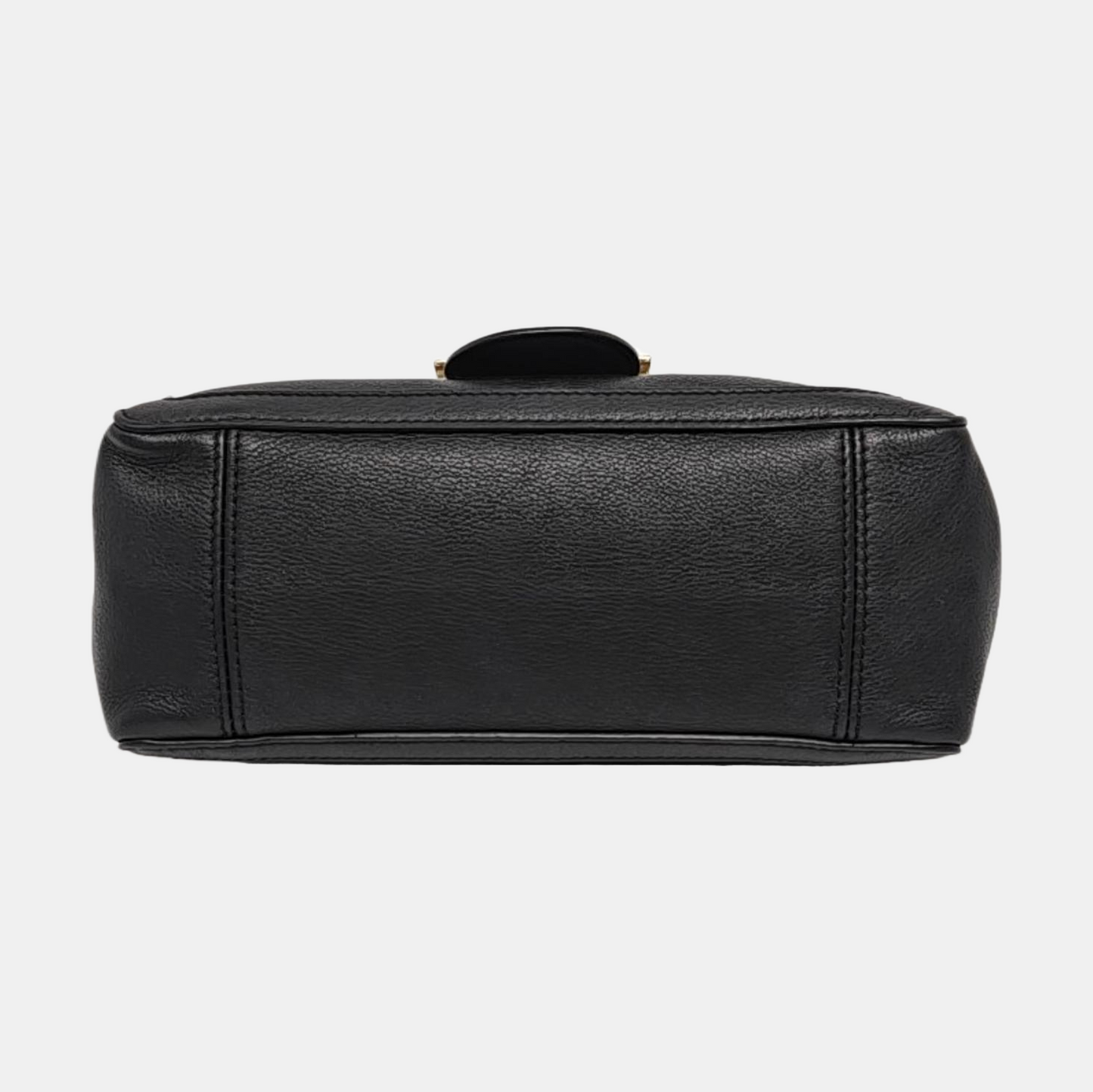 LOUIS VUITTON DAUPHINE Medium Black Leather Crossbody Shoulder Bag Handbag with Gold Hardware and 2 Removable Shoulder Straps-(SKU)-958414273