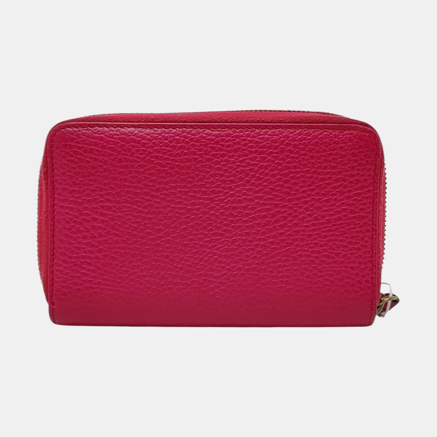 GUCCI Swing Fuchsia Leather Wallet Golden hardware-(SKU)-958800282