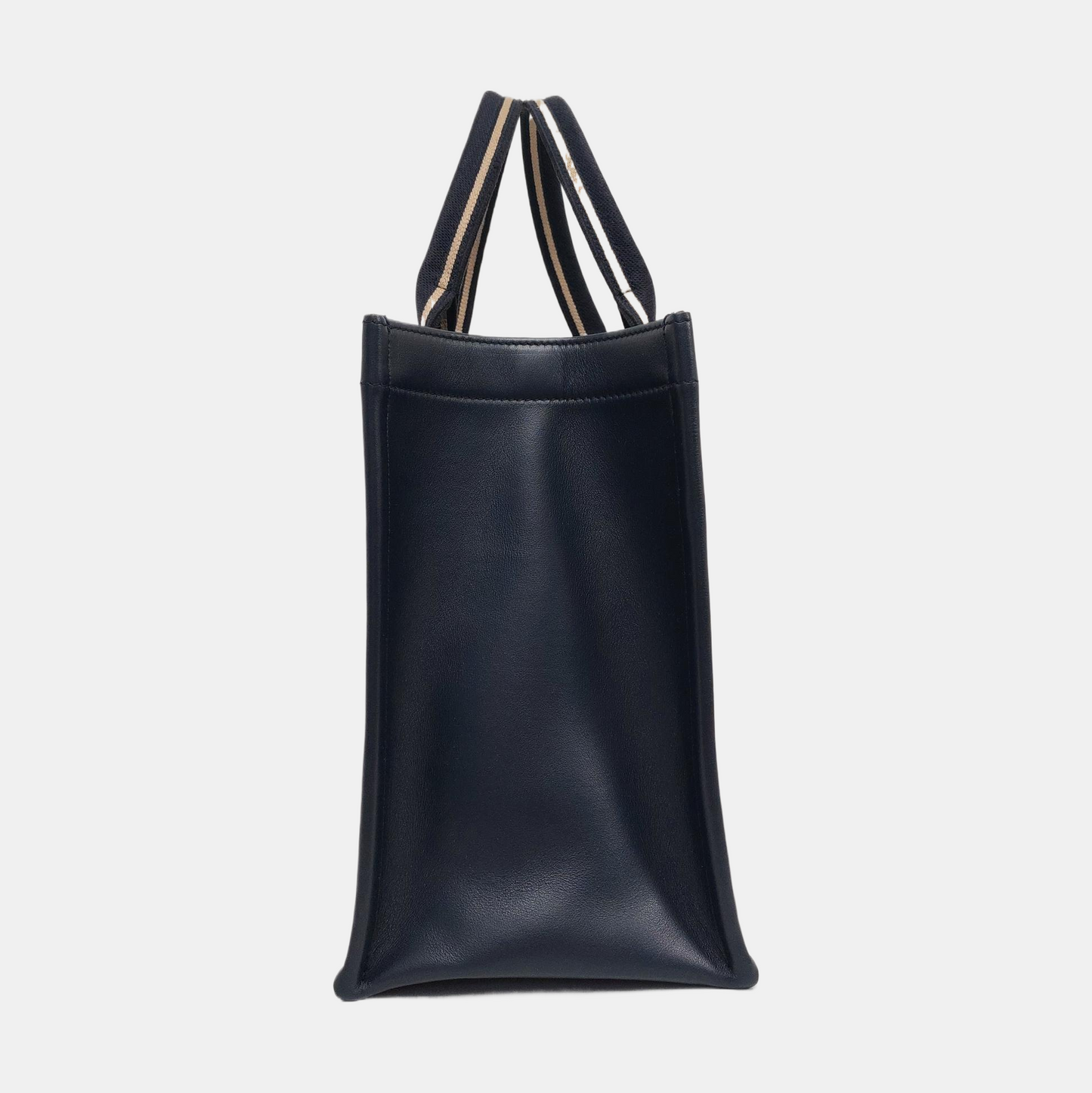 DIOR Book Tote Medium Blue Canvas Monogram Embroidered Shoulder Bag Tote Bag Golden Hardware Removable Strap-(SKU)-958662248
