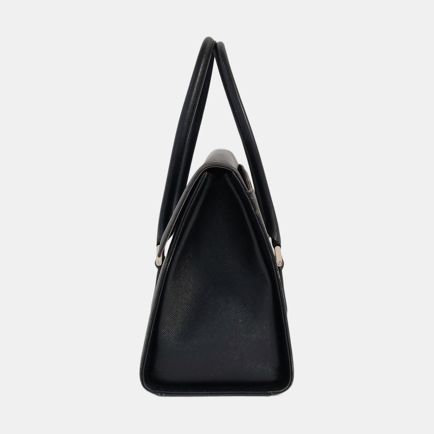BURBERRY Black cowhide tote bag Silver Hardware-(SKU)-958526688