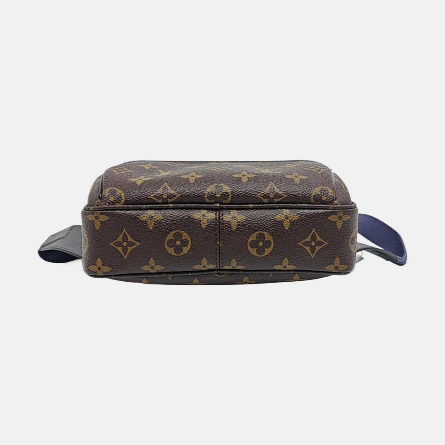 LOUIS VUITTON OUTDOOR Brown Coated Canvas Monogram Fanny Pack Crossbody Shoulder Bag with Red Hardware-(SKU)-958770718
