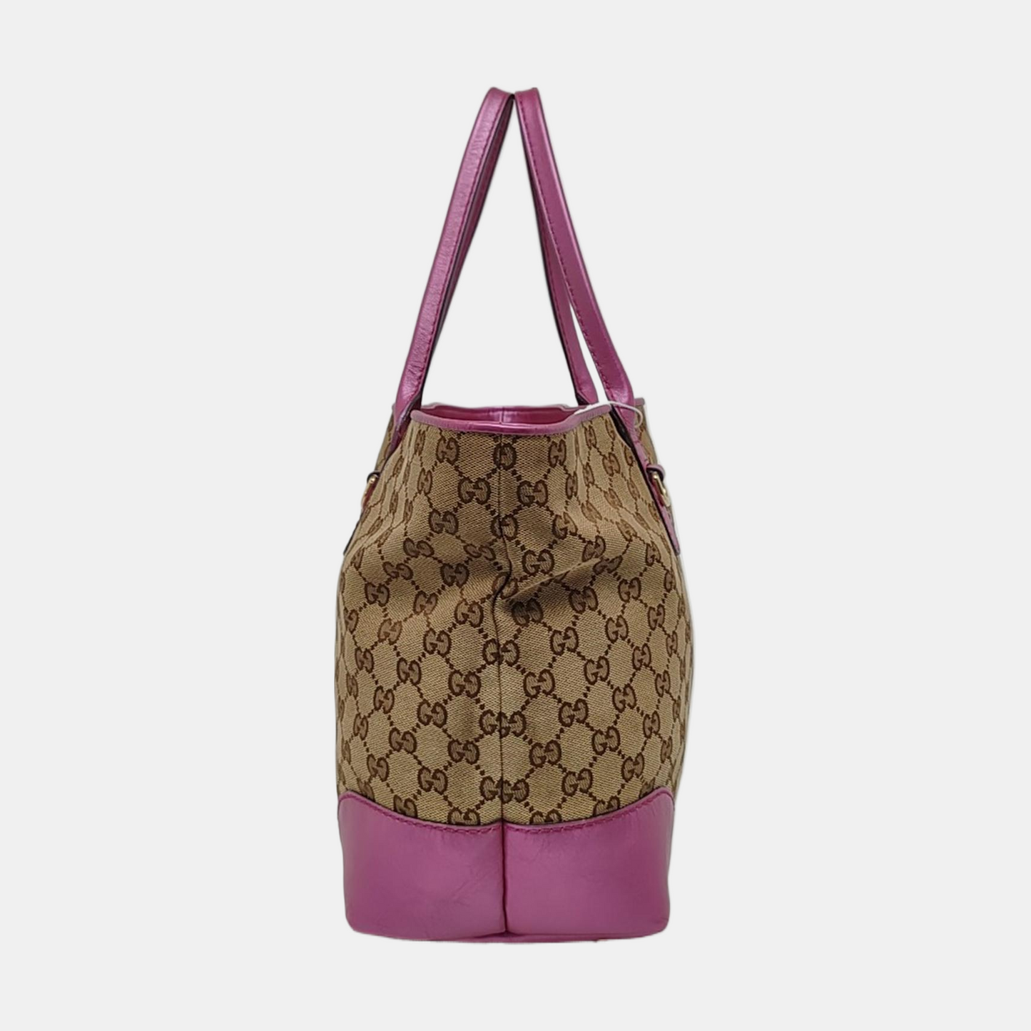 GUCCI Full Moon Brown Canvas Monogram Handbag Single Shoulder Bag Golden hardware-(SKU)-958683691