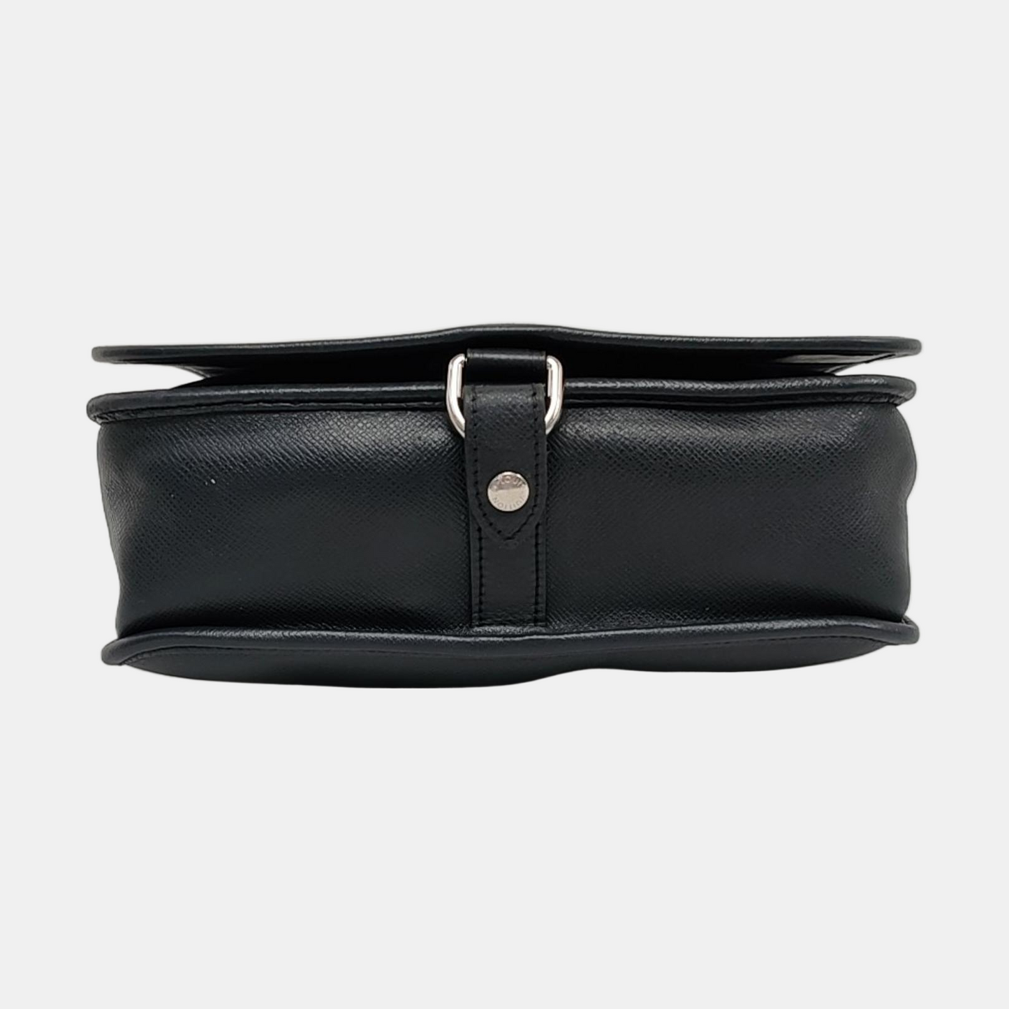 LOUIS VUITTON ANDREI Black Cowhide Single Shoulder Bag Crossbody Bag Silver Hardware-(SKU)-958721089