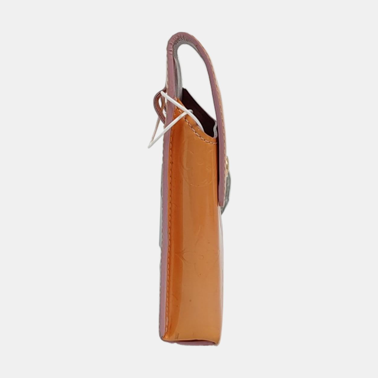 LOUIS VUITTON 黄色漆皮压纹Shoulder Bag腰包/胸包斜挎包 Golden hardware Vintage model Removable shoulder strap-(SKU)-958911124