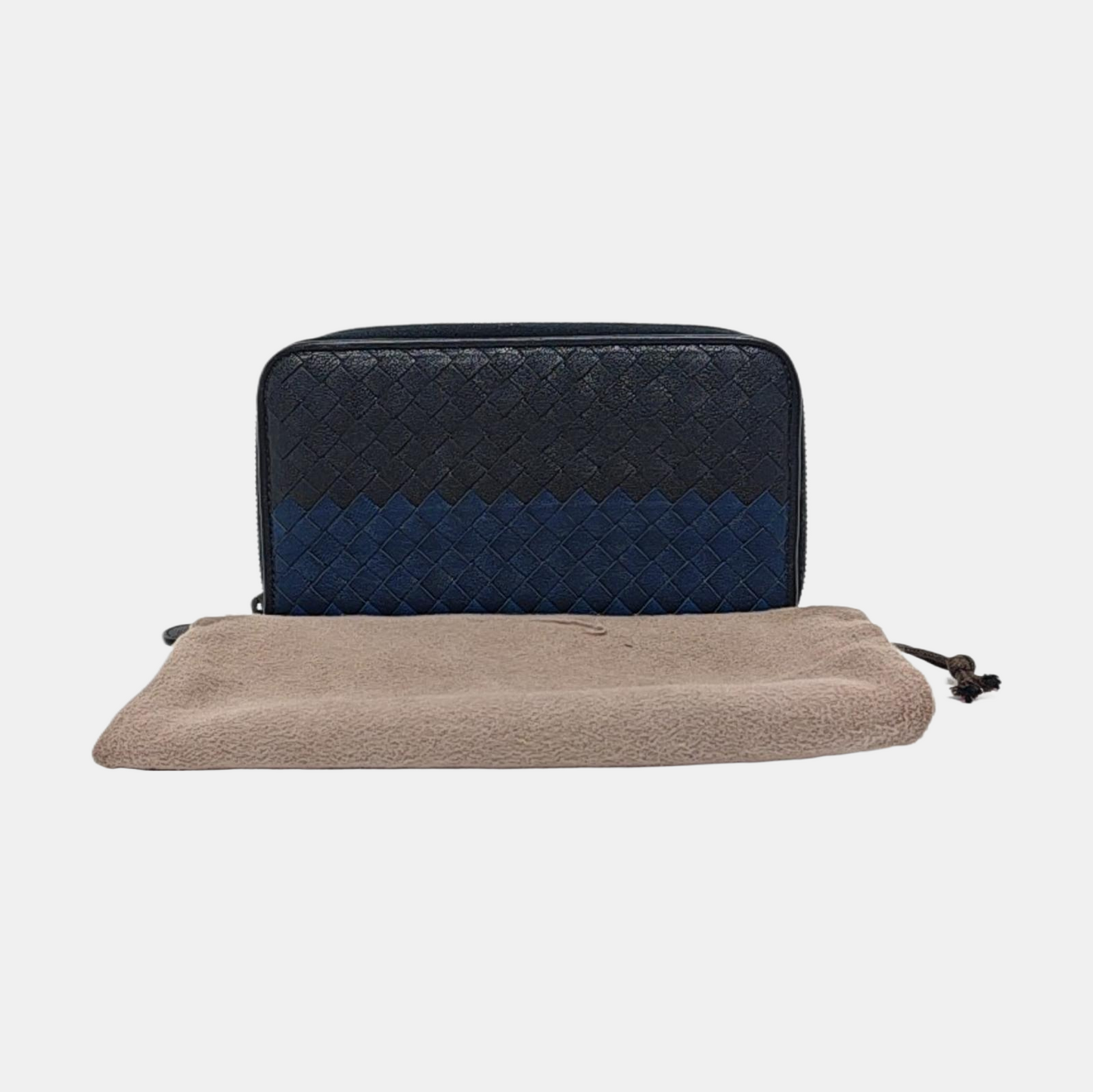 BOTTEGA VENETA Multicolor Calfskin Woven Wallet Black hardware-(SKU)-958932470