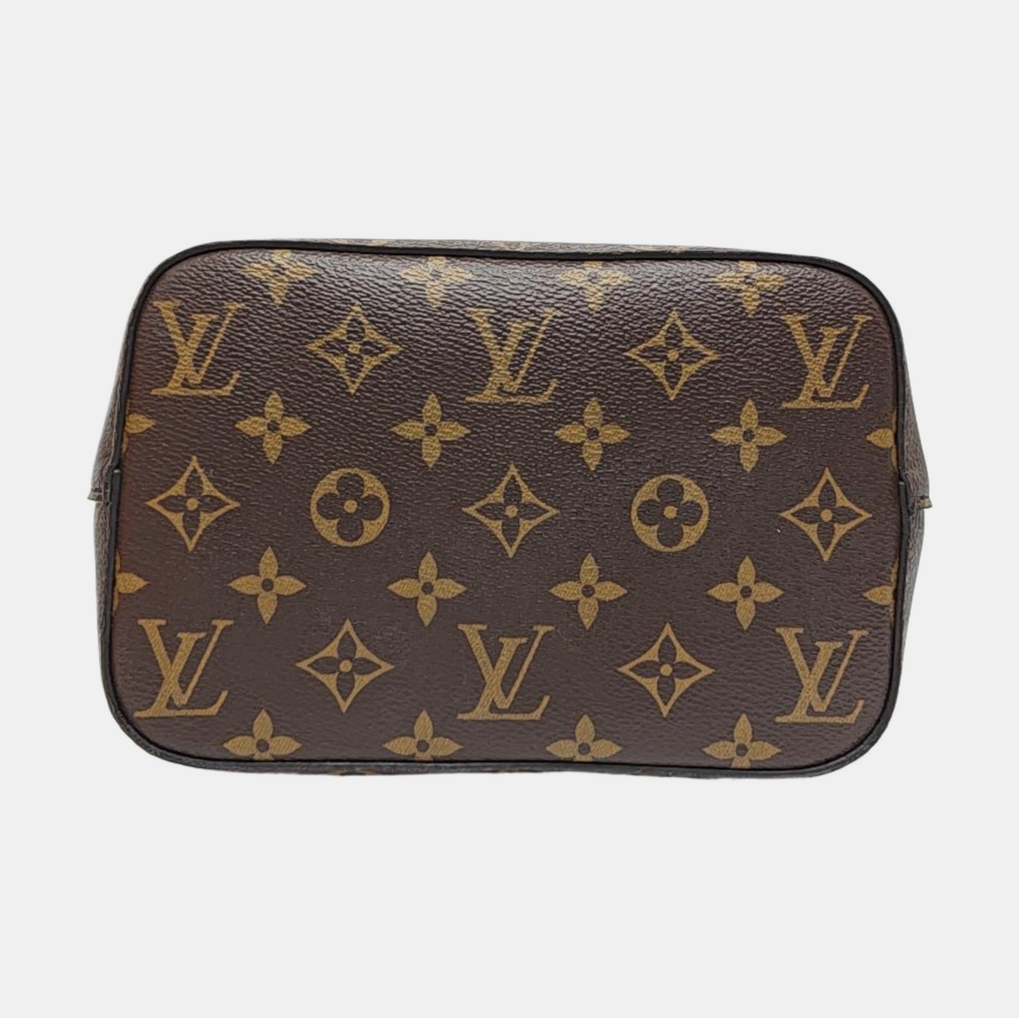 LOUIS VUITTON NÉONOÉ BB Brown Coated Canvas Monogram Bucket Bag Shoulder Bag with 2 Removable Straps Gold Hardware Complete Accessories-(SKU)-959040977