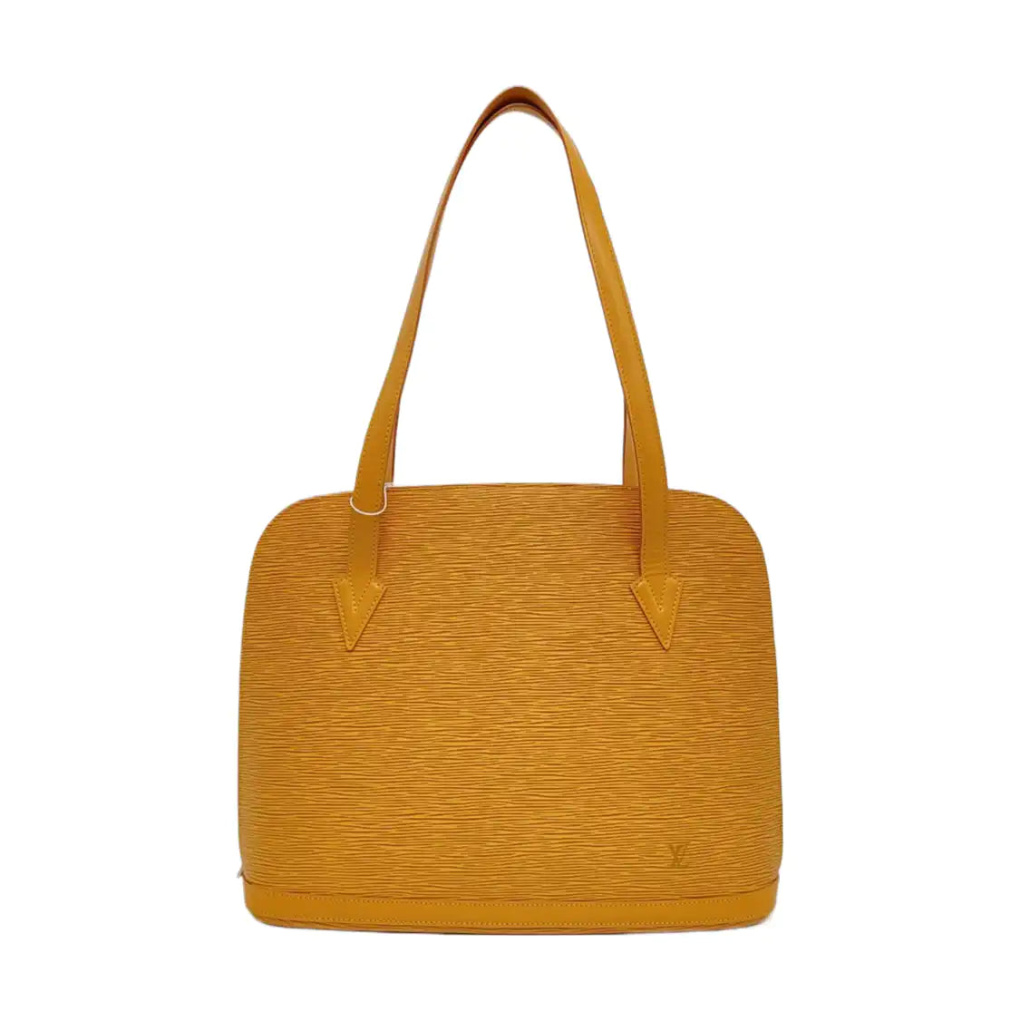 LOUIS VUITTON LUSSAC 黄色EPI牛皮水波纹Shoulder Bag Golden hardware Vintage model-(SKU)-959138039