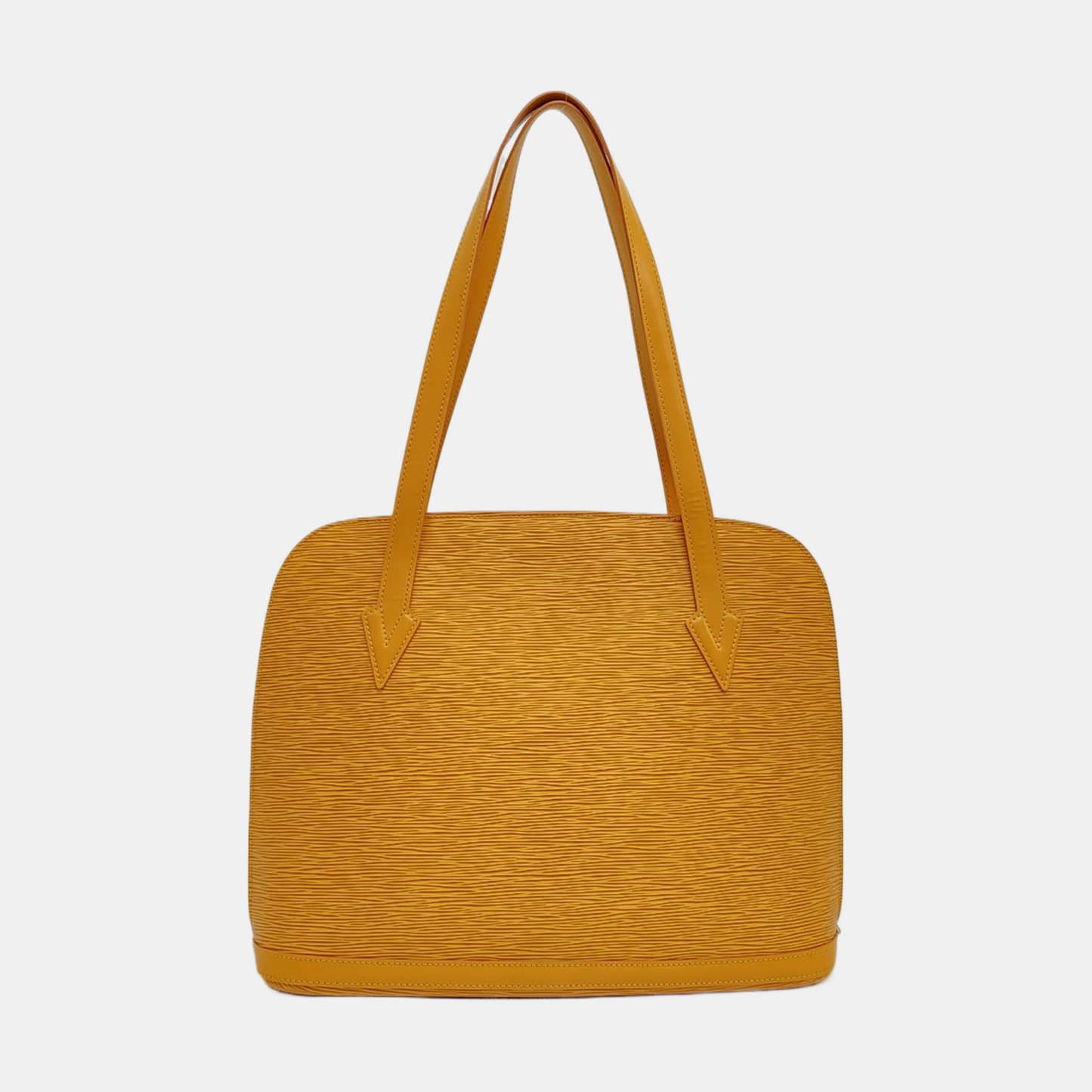 LOUIS VUITTON LUSSAC 黄色EPI牛皮水波纹Shoulder Bag Golden hardware Vintage model-(SKU)-959138039