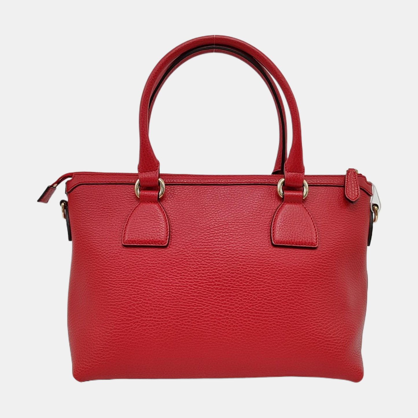 GUCCI Tote bag Red Calf Leather Crossbody Shoulder Bag Tote Golden hardware Removable shoulder strap-(SKU)-958958103