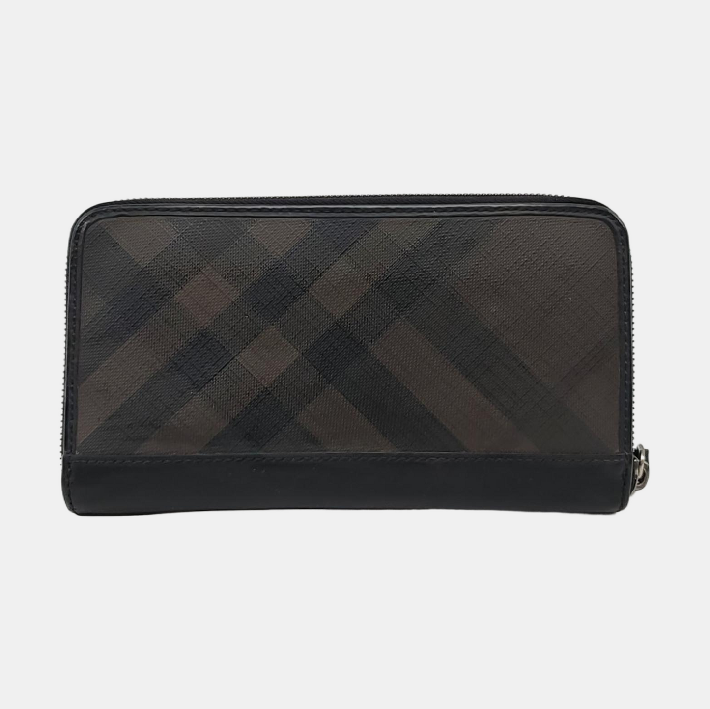 BURBERRY Multicolor Coated Canvas Wallet Silver Hardware-(SKU)-958959438