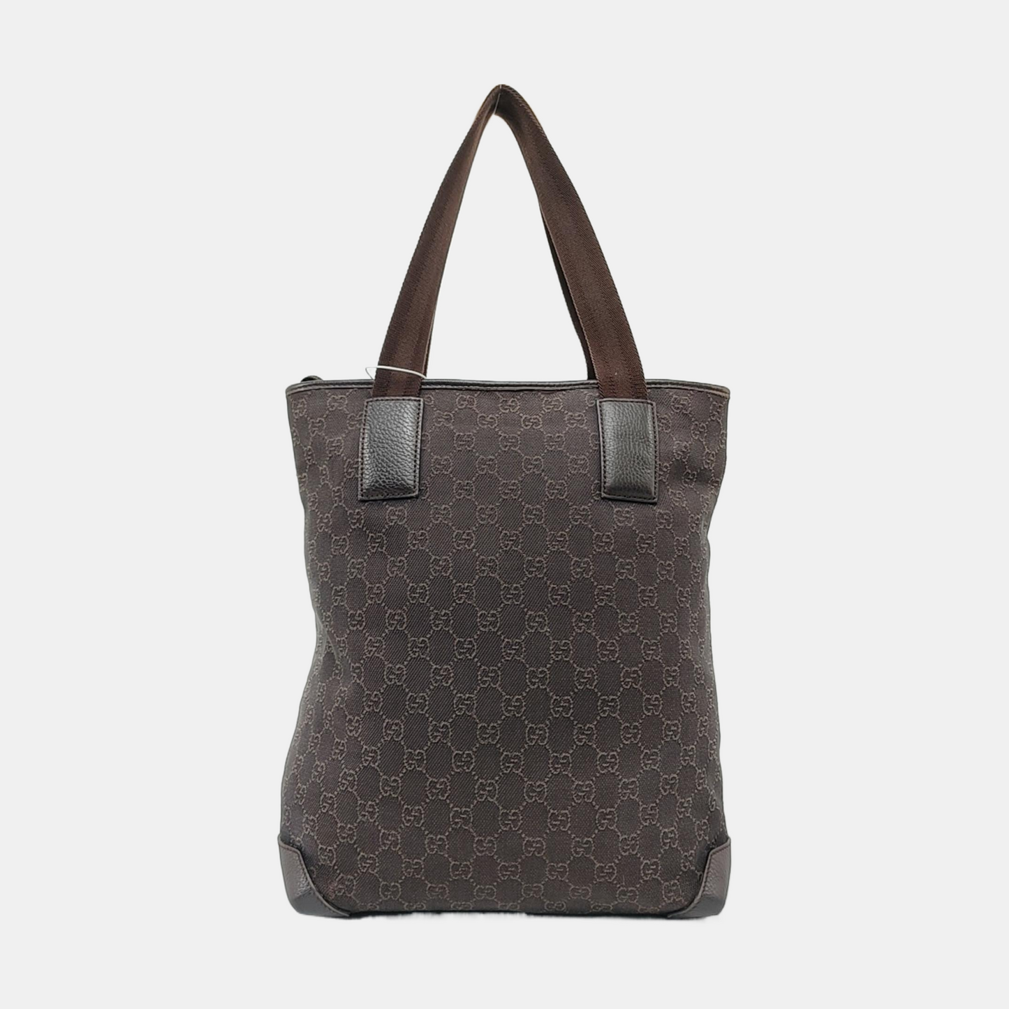 GUCCI Tote bag Brown Canvas Monogrammed Single Shoulder Bag Golden hardware-(SKU)-958908868