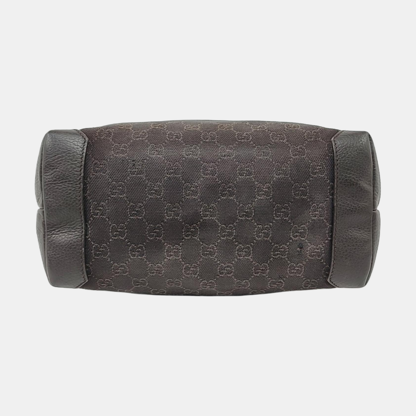 GUCCI Tote bag Brown Canvas Monogrammed Single Shoulder Bag Golden hardware-(SKU)-958908868
