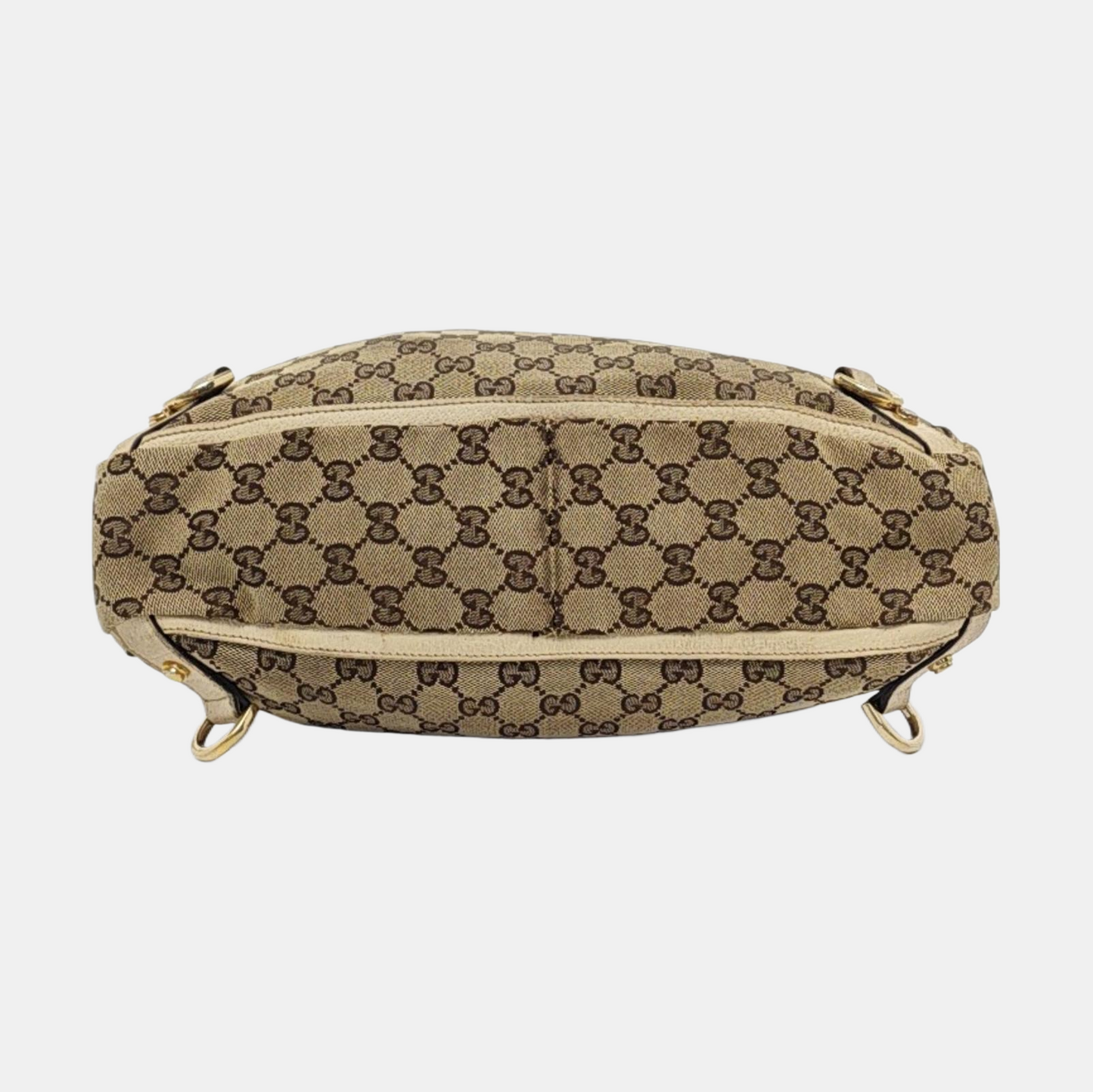 GUCCI Abbey Brown Canvas Monogram Handbag Single Shoulder Bag-(SKU)-959105616