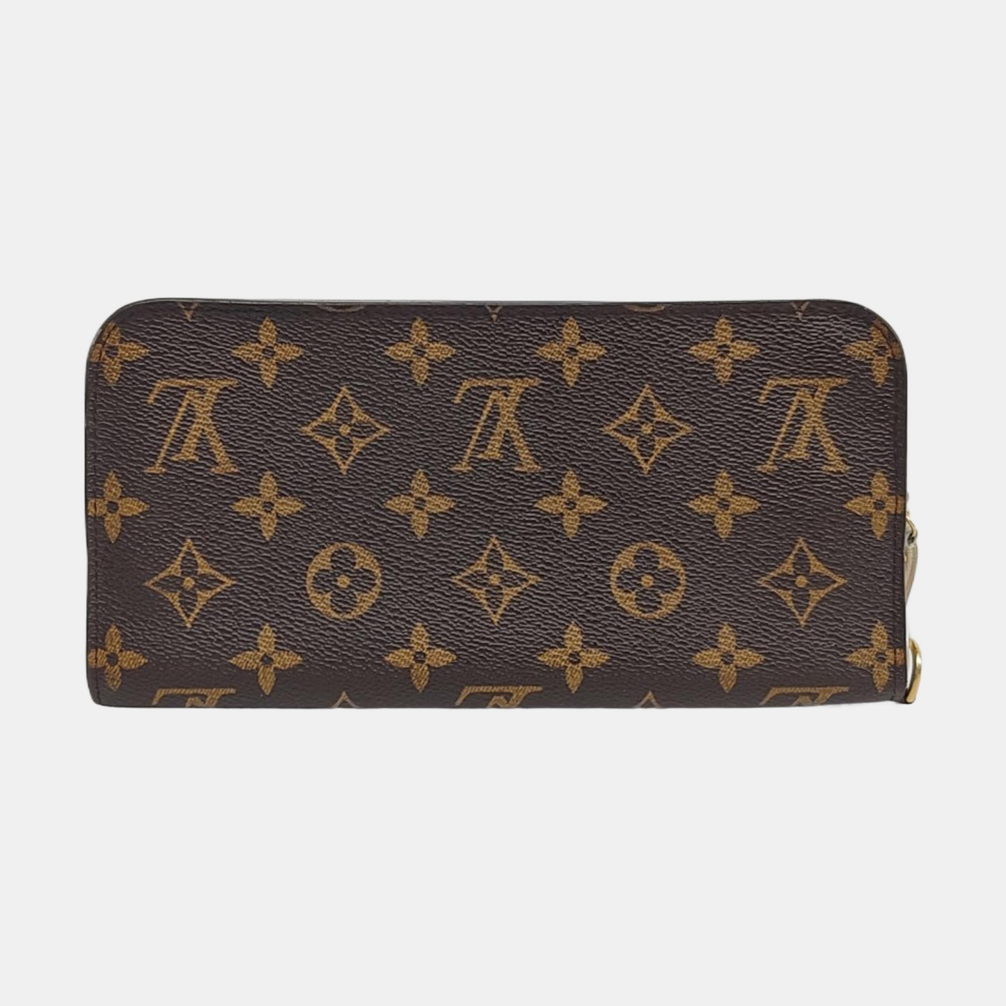 LOUIS VUITTON INSOLITE Brown coated canvas vintage wallet Golden hardware-(SKU)-959102208