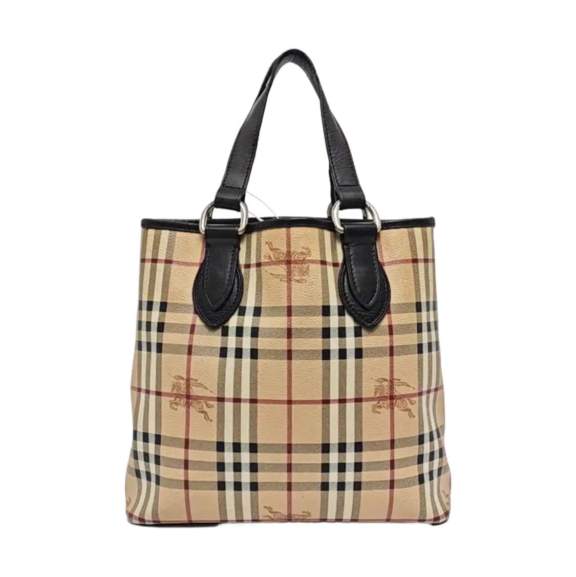 BURBERRY Tote bag Brown Coated Canvas Tote Bag Golden hardware-(SKU)-959310440