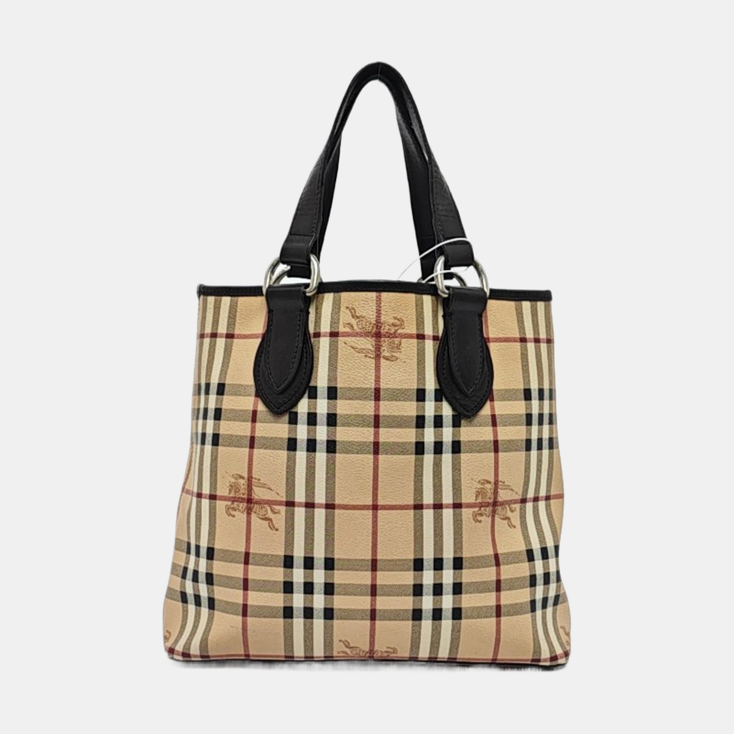 BURBERRY Tote bag Brown Coated Canvas Tote Bag Golden hardware-(SKU)-959310440