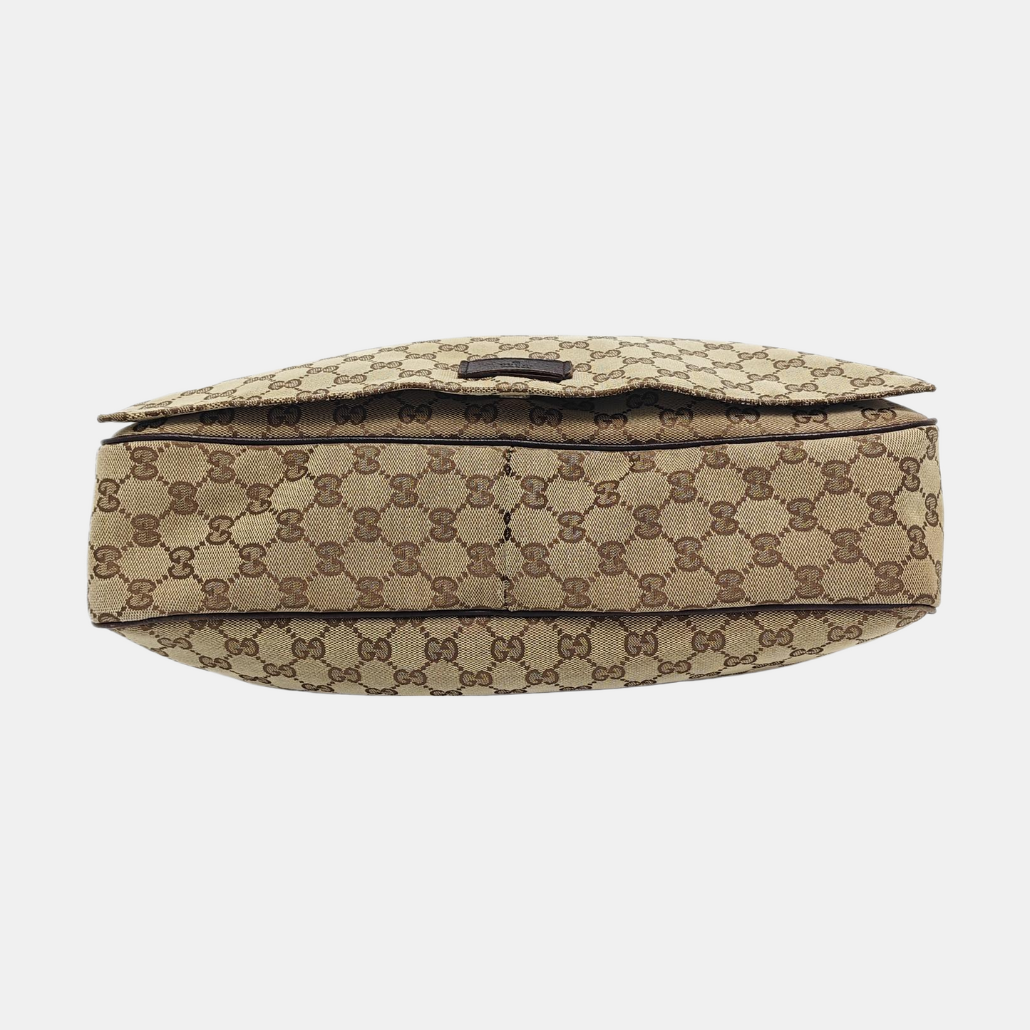 GUCCI Khaki Canvas Monogram Jacquard Crossbody Shoulder Bag Silver Hardware-(SKU)-959372899
