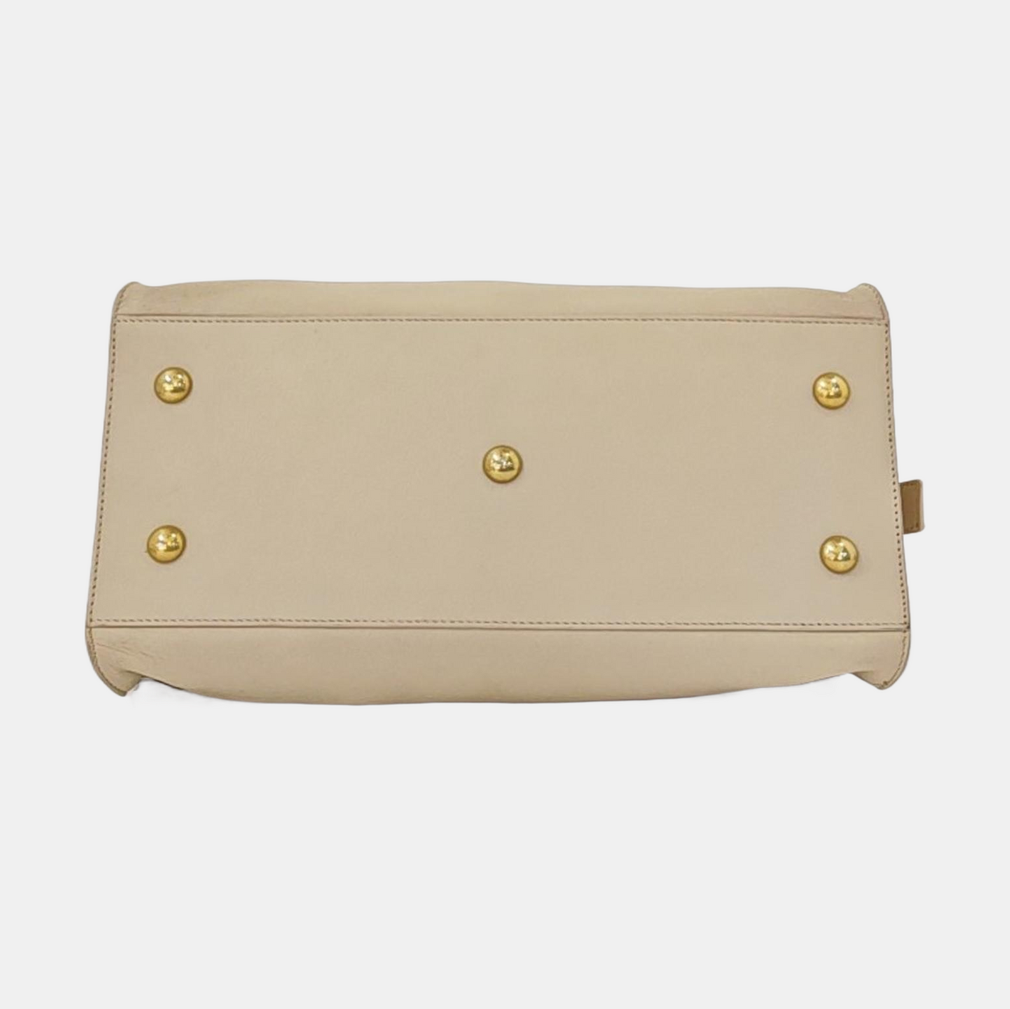 YSL CHYC Y LIGNE Small size Beige Cowhide Crossbody Bag Single Shoulder Bag Handbag Golden hardware Removable shoulder strap-(SKU)-958923835