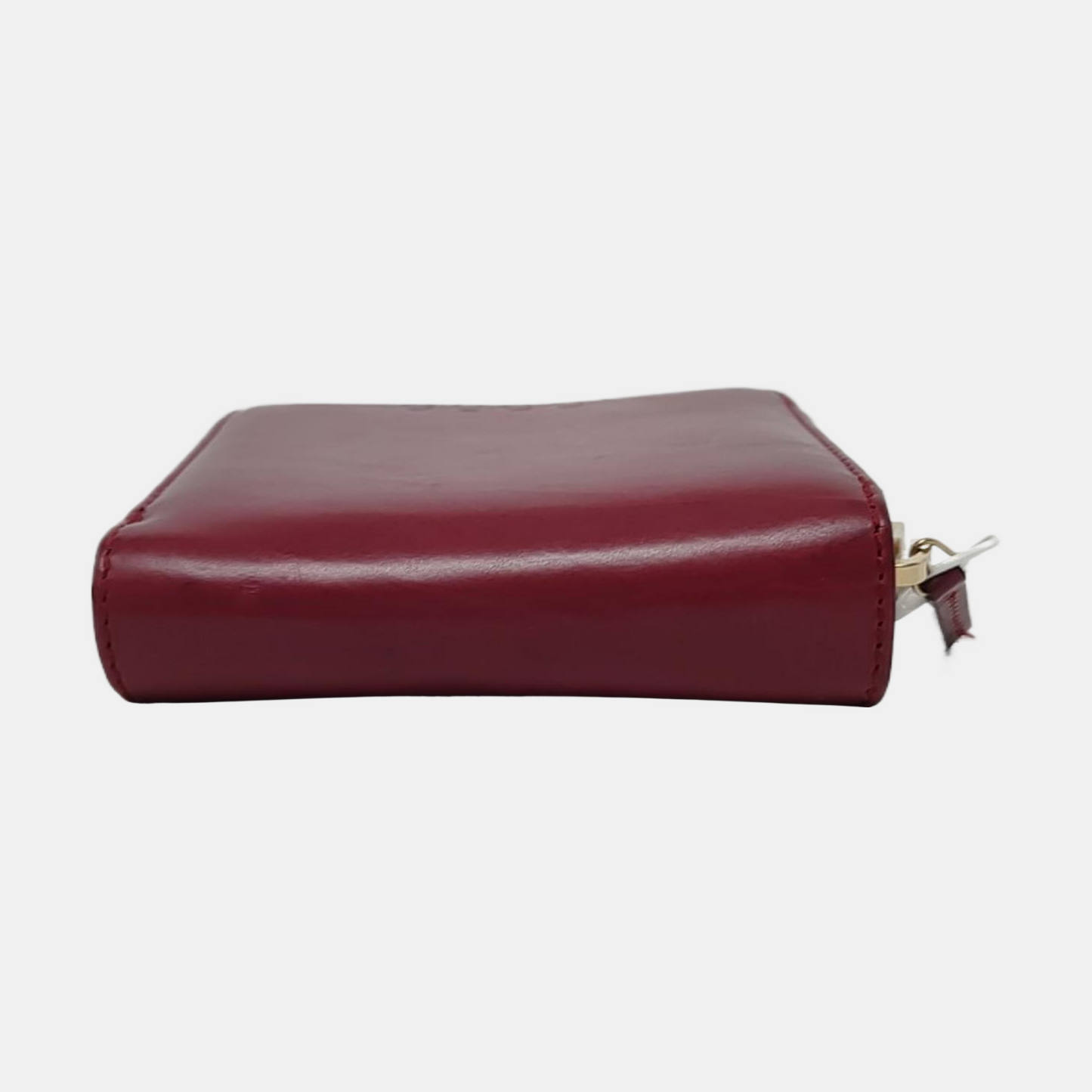 GUCCI Burgundy Leather Embossed Wallet Golden hardware-(SKU)-959773258