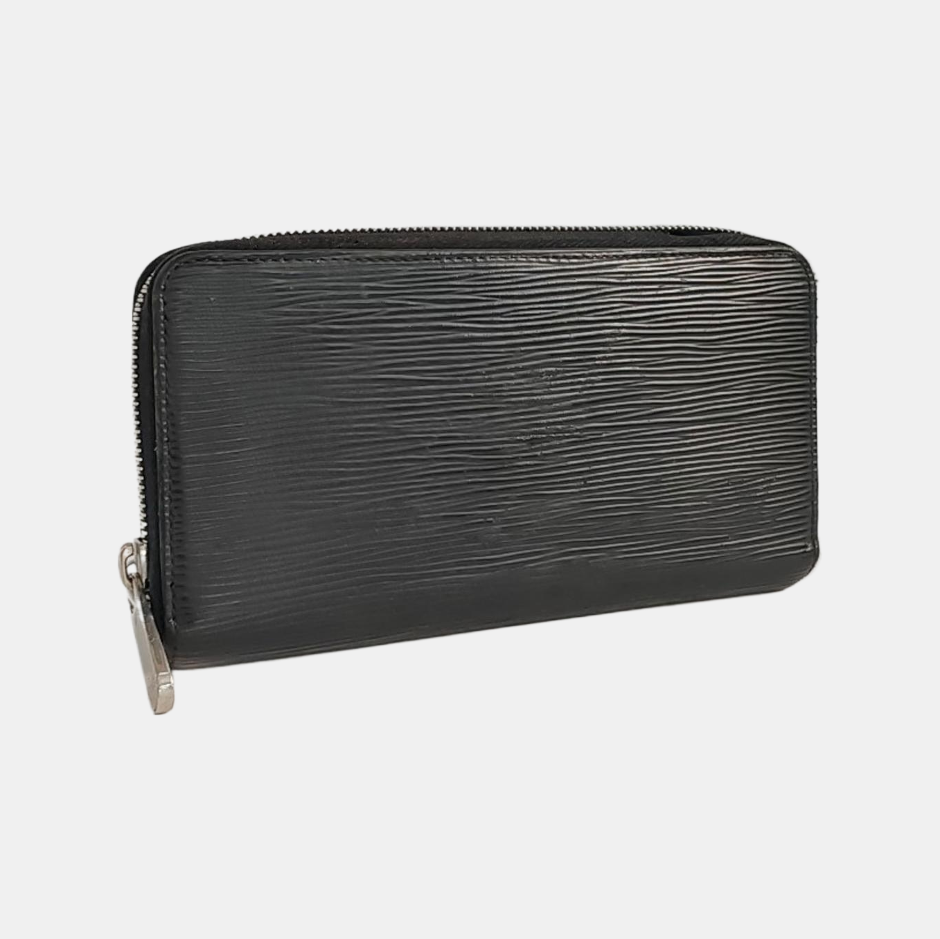 LOUIS VUITTON BlackEPI牛皮水波纹钱包 Silver Hardware-(SKU)-942990730
