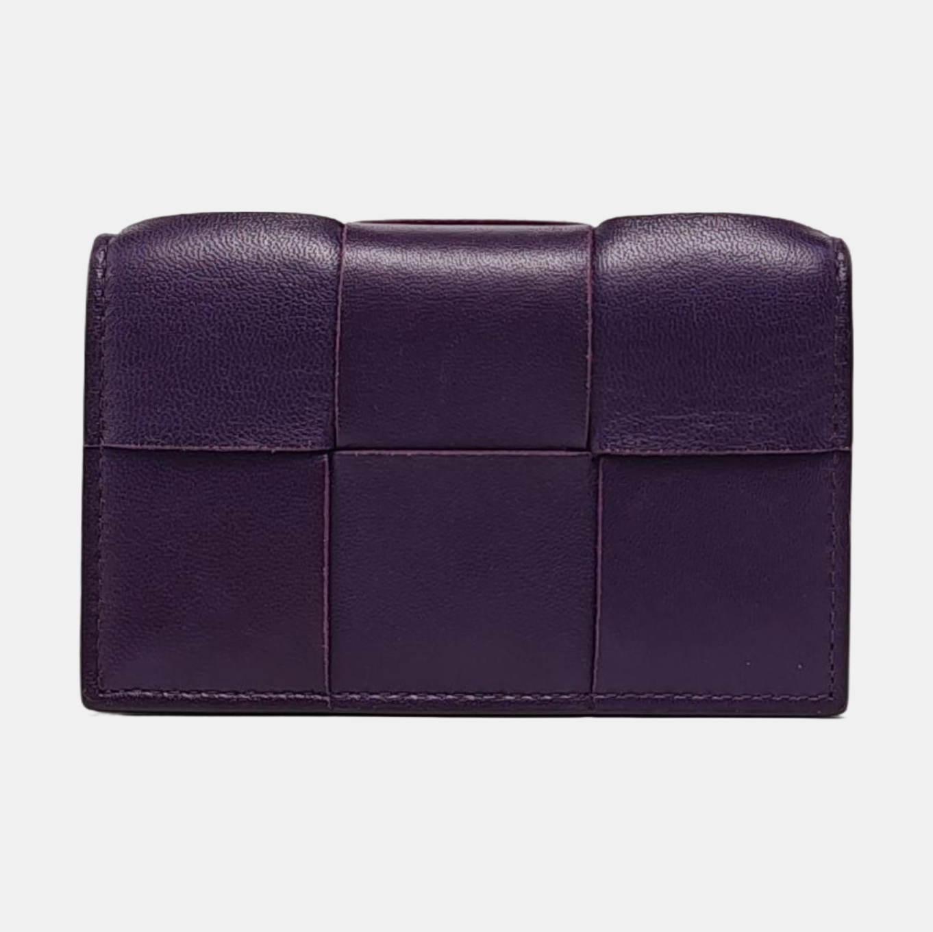 BOTTEGA VENETA Purple Cowhide Wallet-(SKU)-958679200