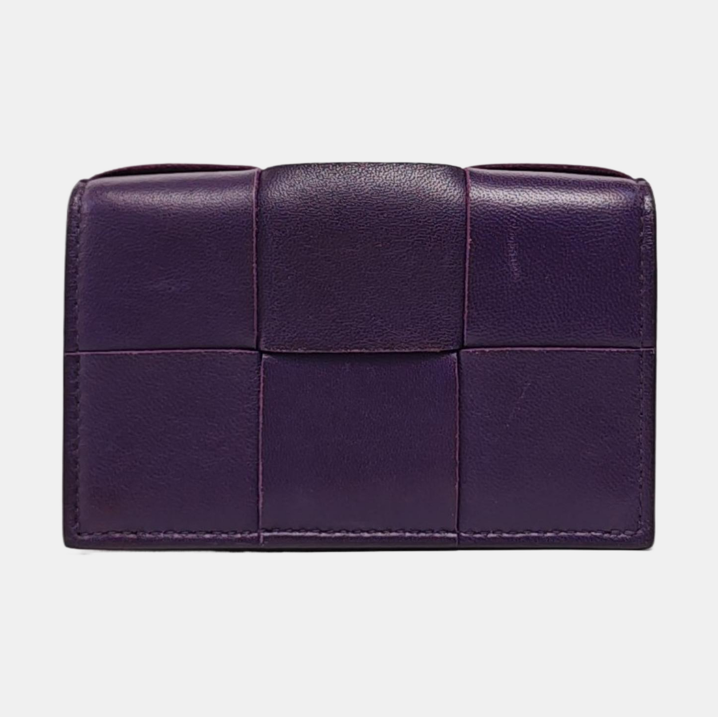 BOTTEGA VENETA Purple Cowhide Wallet-(SKU)-958679200