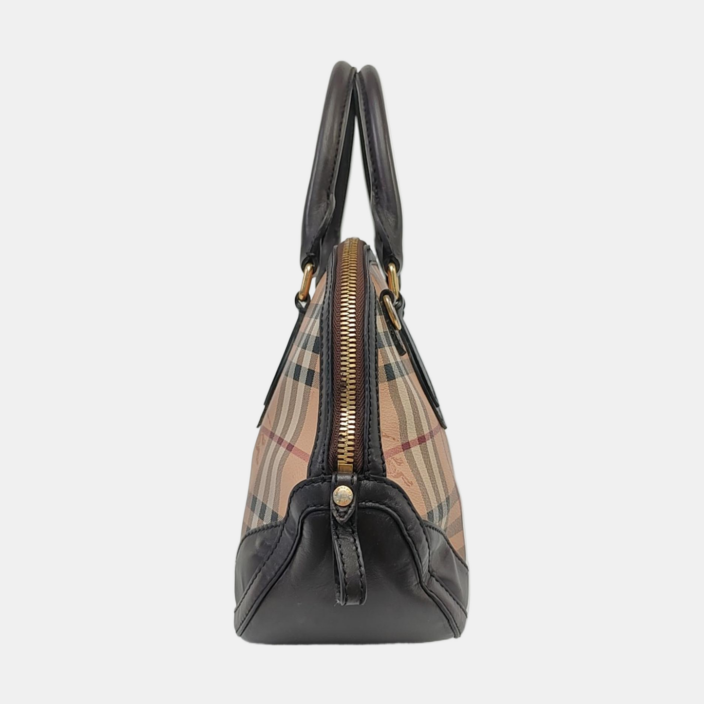 BURBERRY Khaki Coated Canvas Warhorse Grain Crossbody Handbag Silver Hardware Removable shoulder strap-(SKU)-959737043