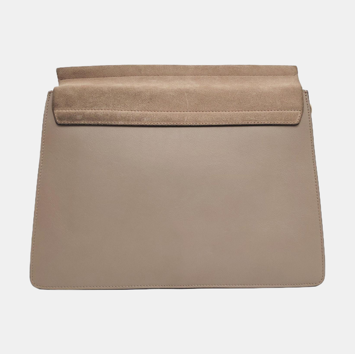 Chloé Faye Medium size Grey Cowhide Crossbody Bag Golden Silver Hardware Removable shoulder strap-(SKU)-960170857