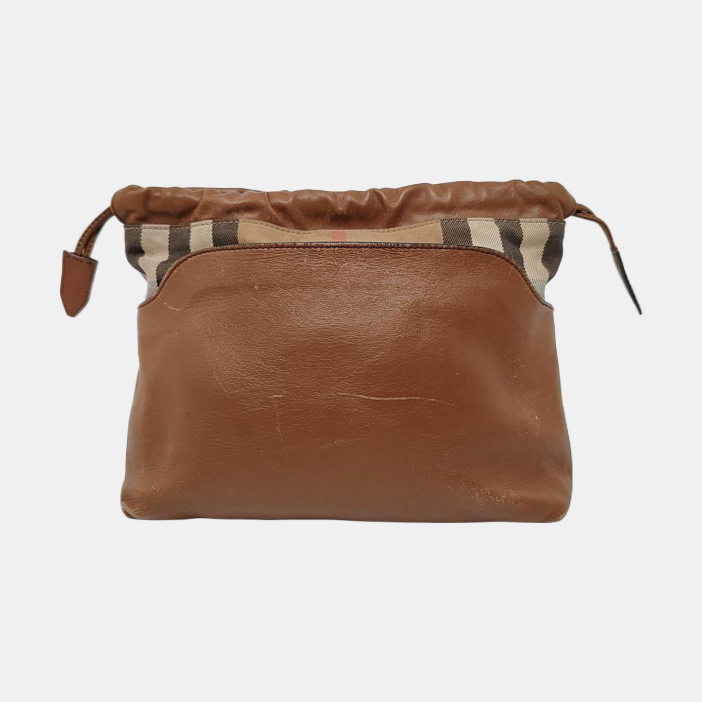 BURBERRY Brown Leather Crossbody Single Shoulder Bag Golden hardware Removable shoulder strap-(SKU)-941129848