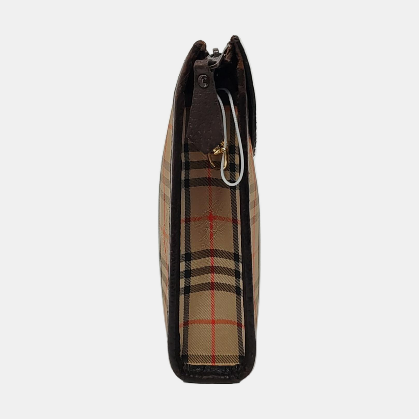 BURBERRY Brown Canvas Warhorse Grain Handbag Crossbody Single Shoulder Bag Golden hardware-(SKU)-959933815